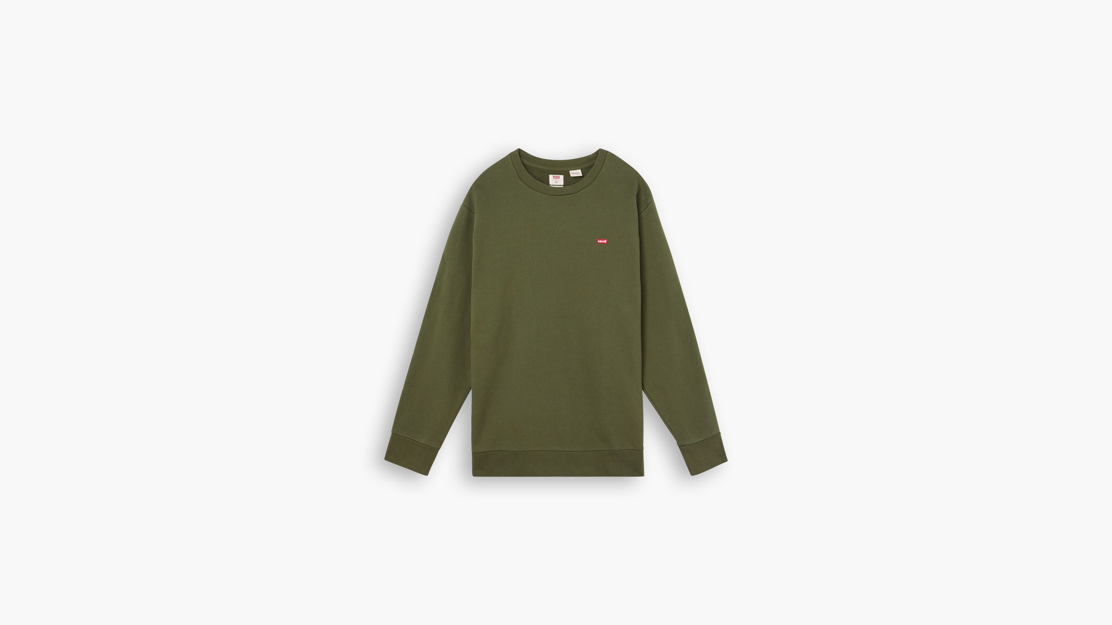 Original Housemark Crewneck Sweatshirt (big & Tall) - Green