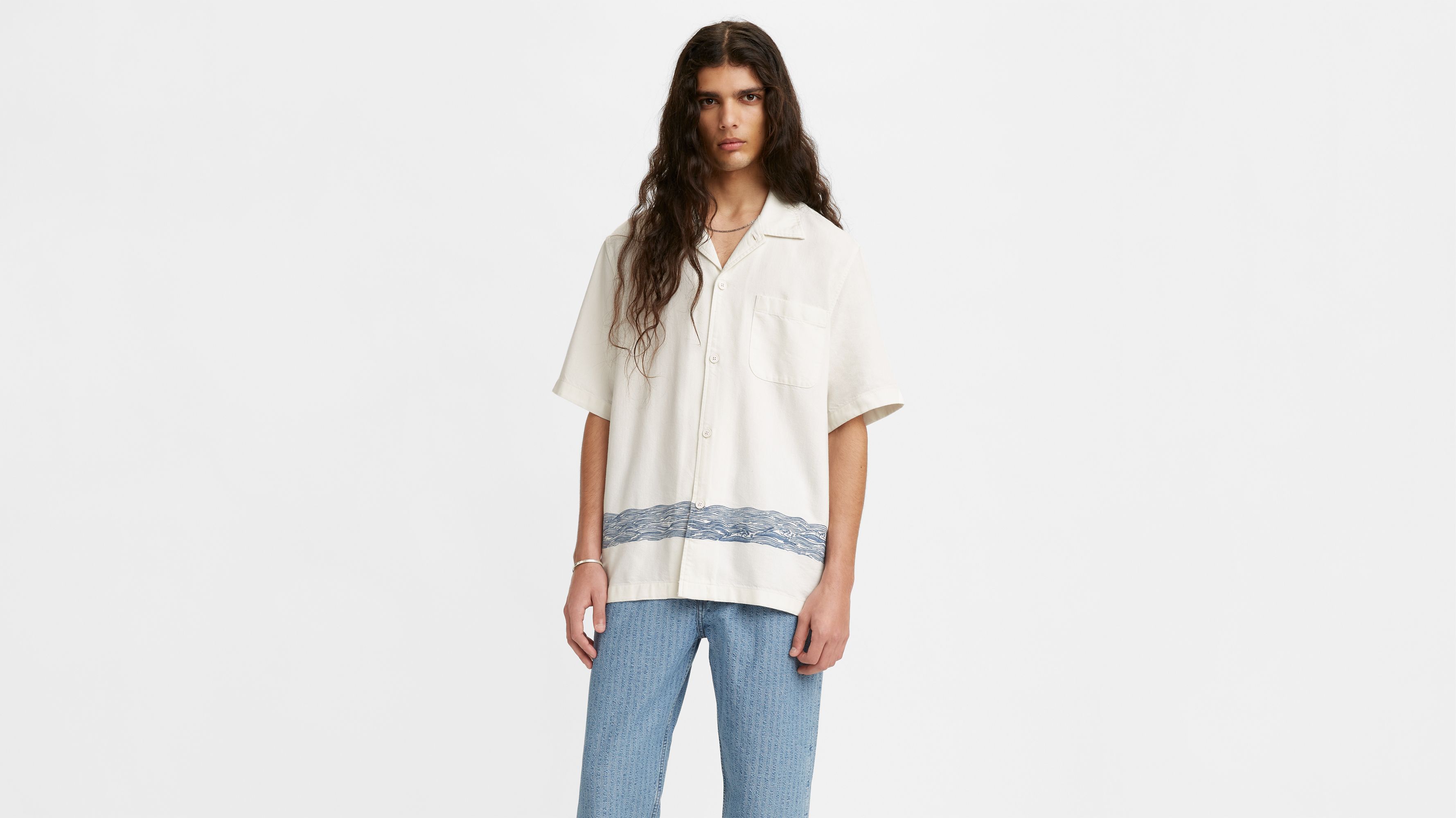 levi's made and crafted pajama shirt