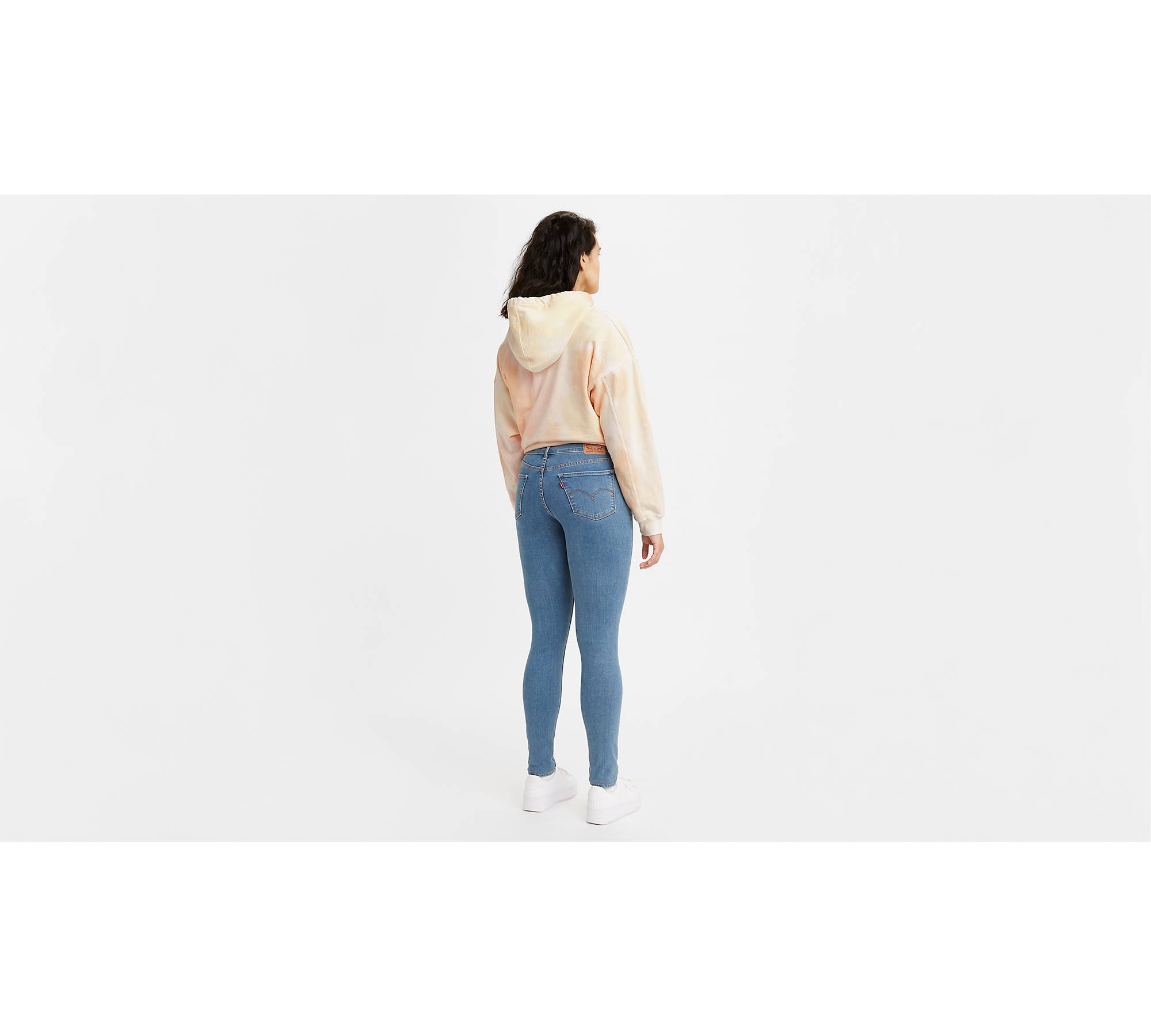 Levis Womens 710 Super Skinny Sateen Jeans, Choose Sz/Color: 30/Nebulas  Blue Sateen