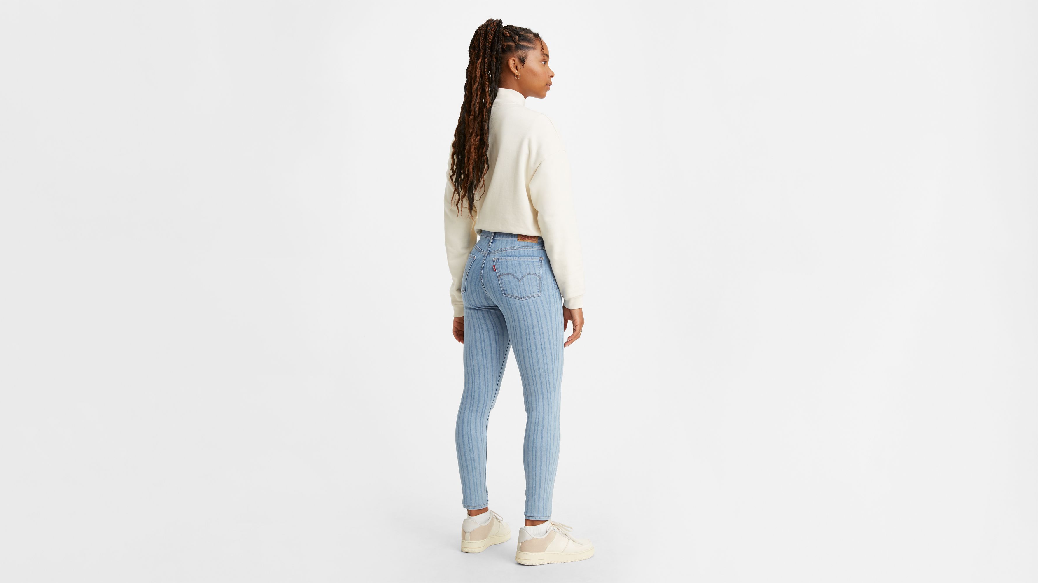 levi's 710 super skinny light blue