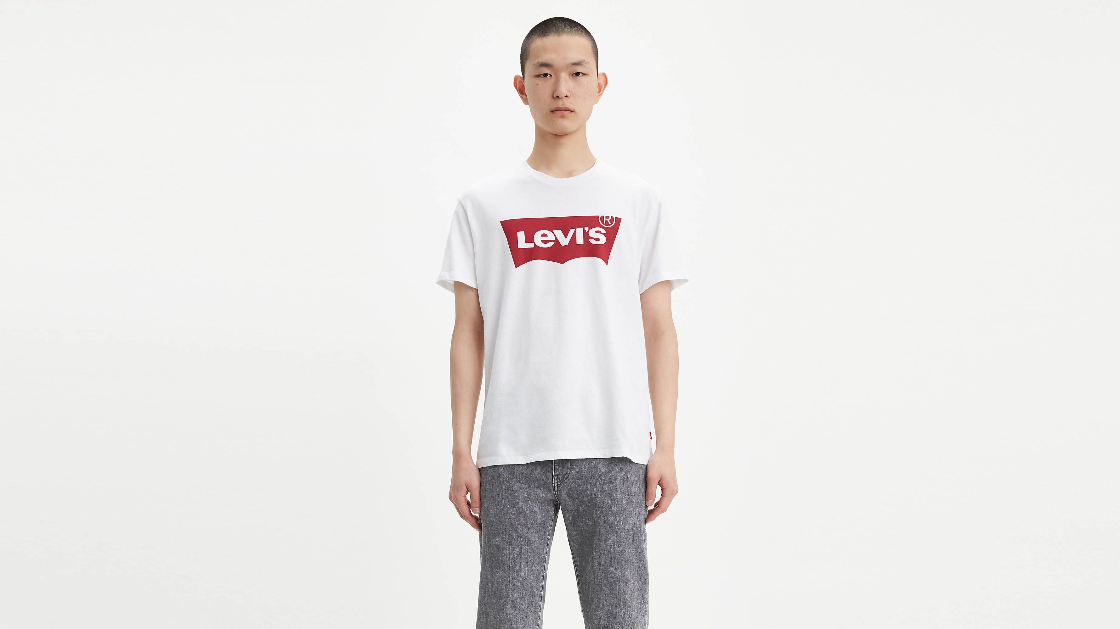 Standard Housemarked Tee - White | Levi 