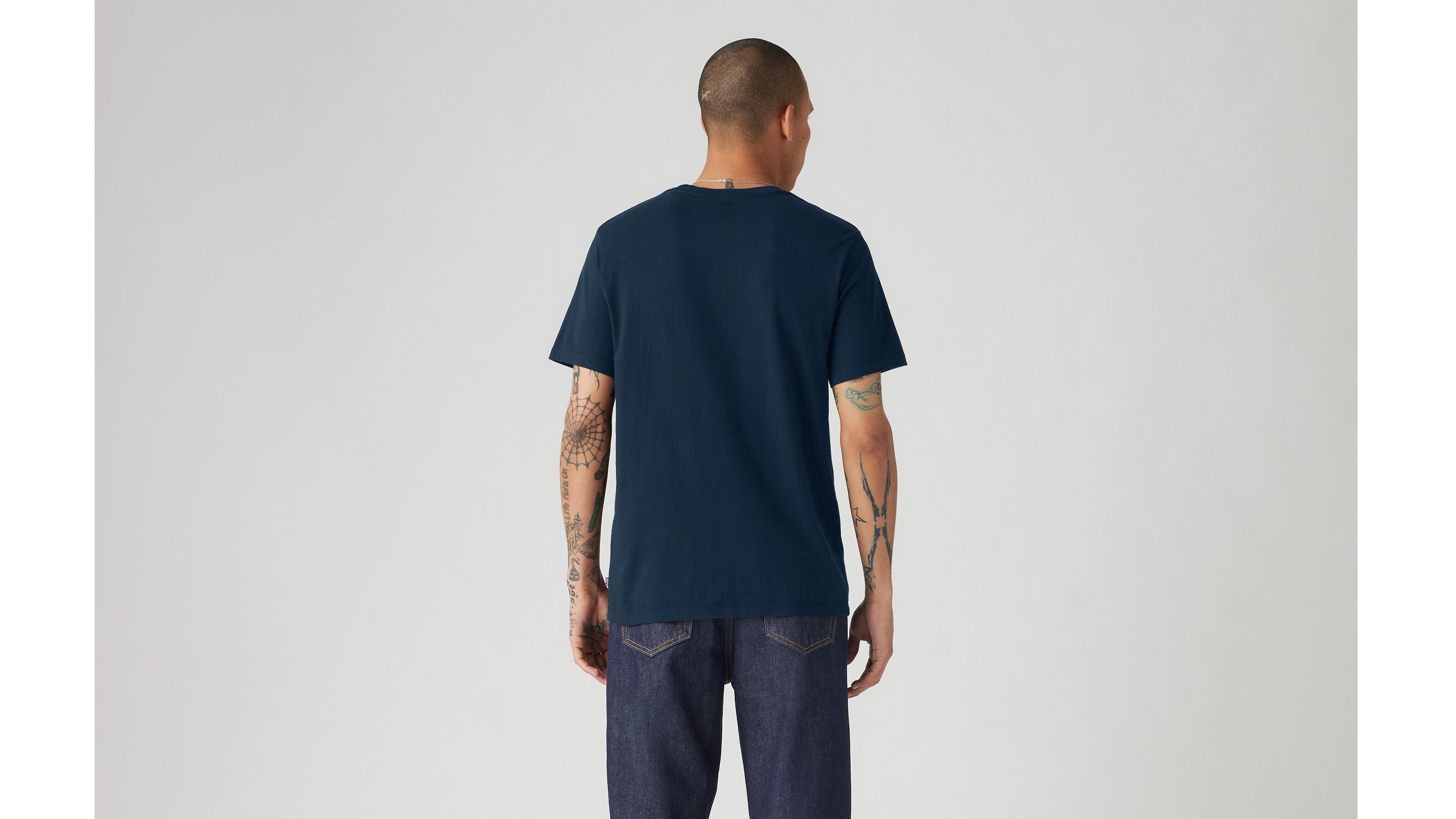 T-shirt con colletto a giro e stampa grafica 2