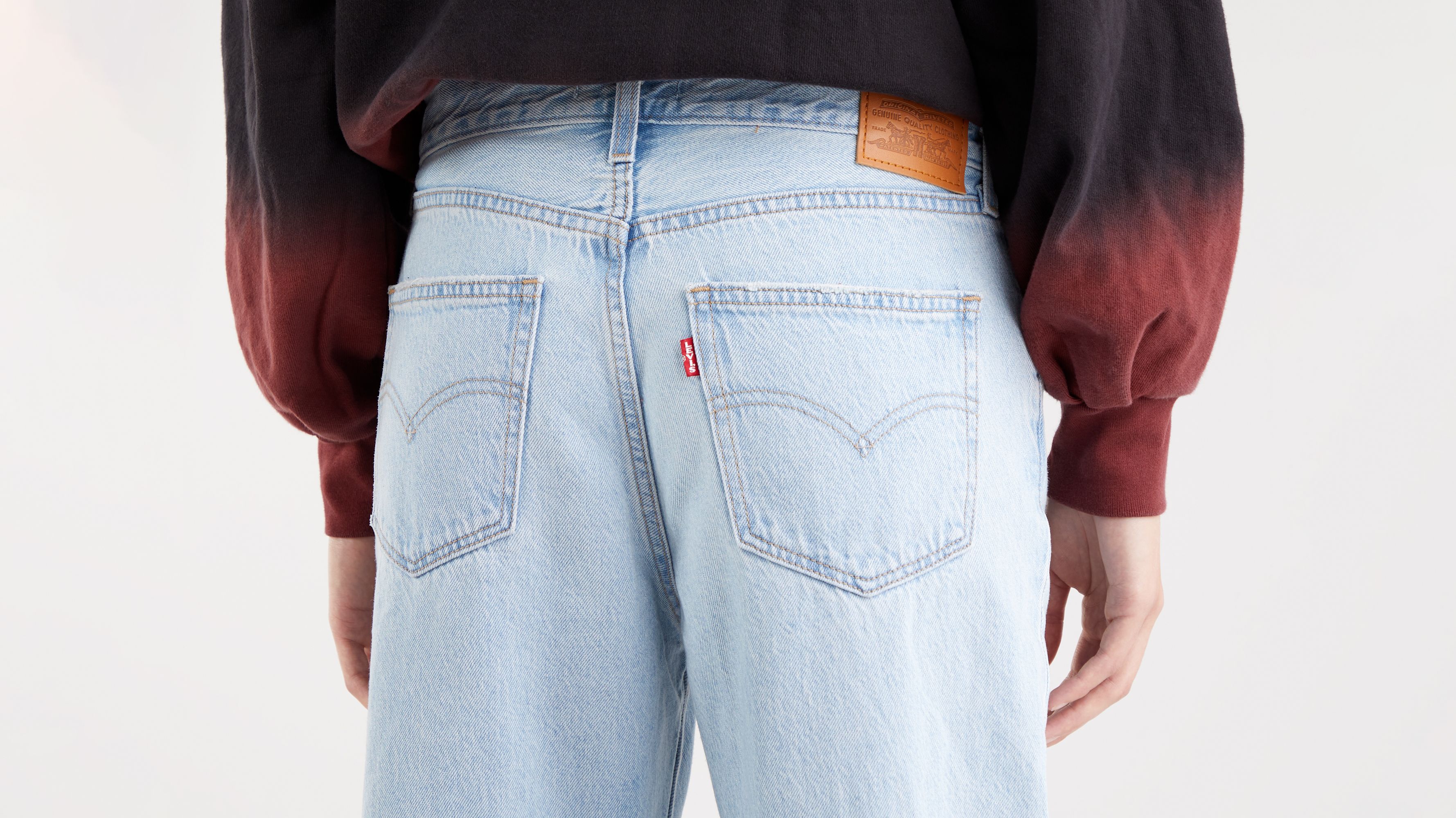 Luźne proste jeansy 4