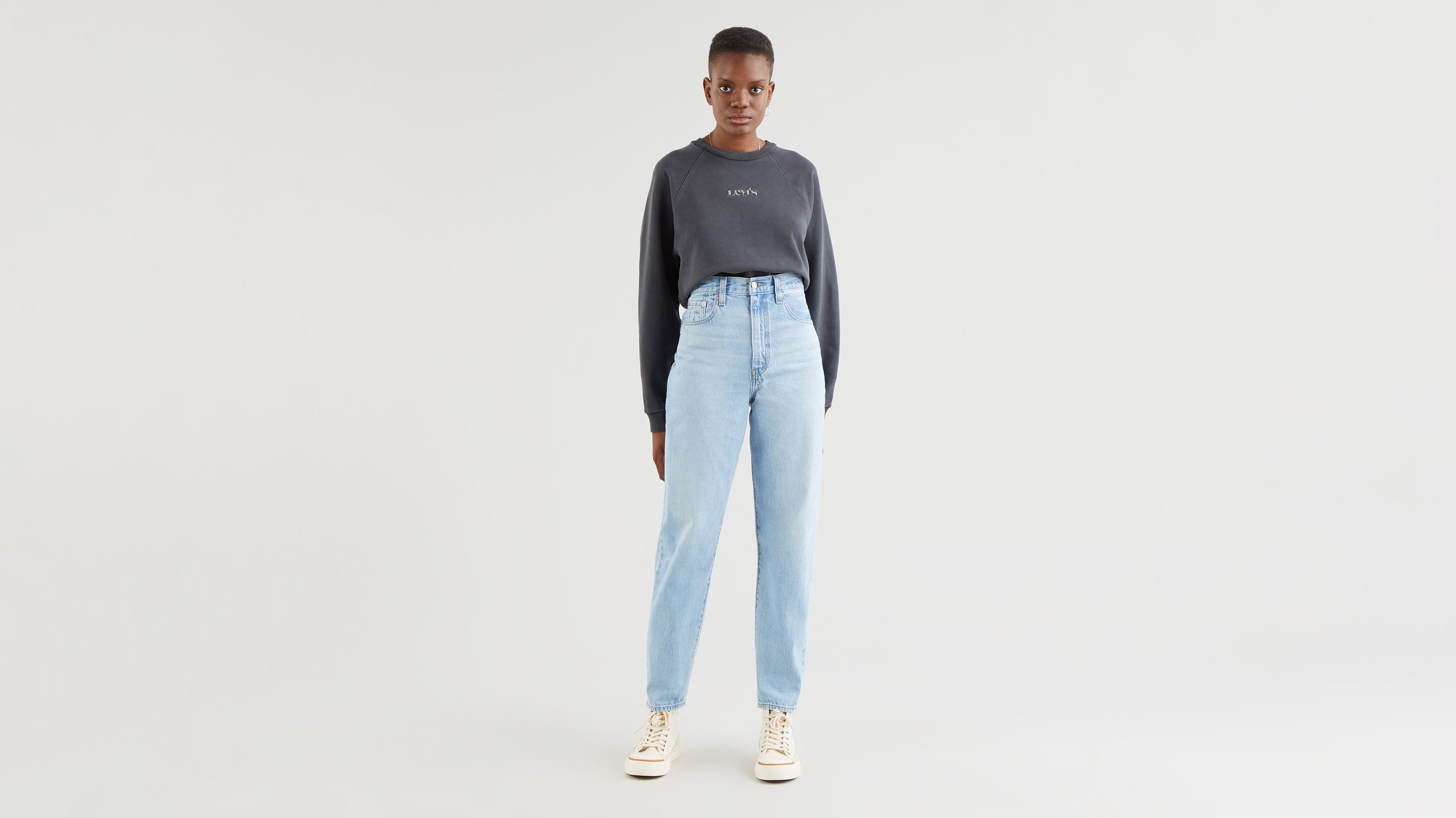 Top 51+ imagen levi’s high tapered jeans