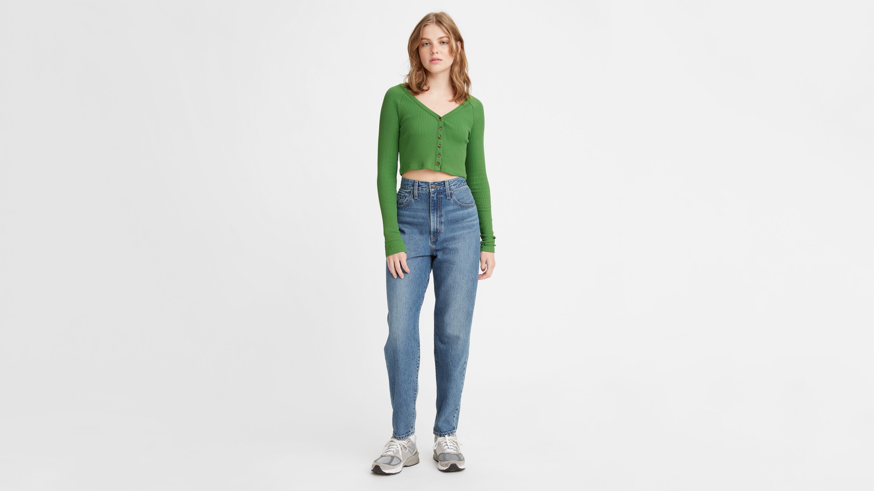 High Waisted Tapered Jeans for Women - Up to 79% off