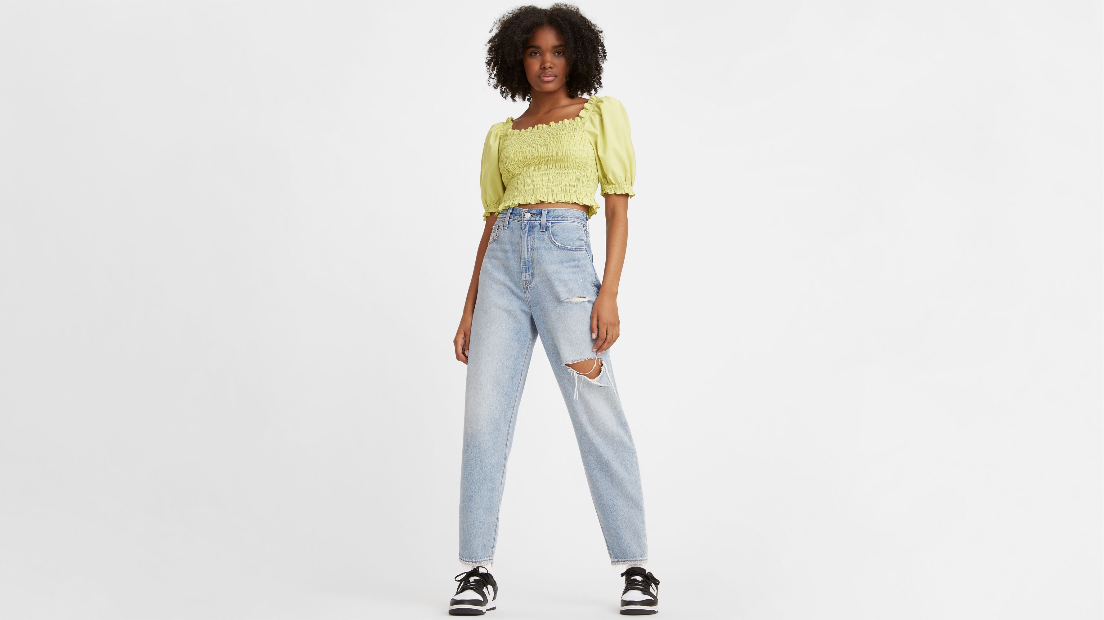 High Loose Taper Fit Women's Jeans 1