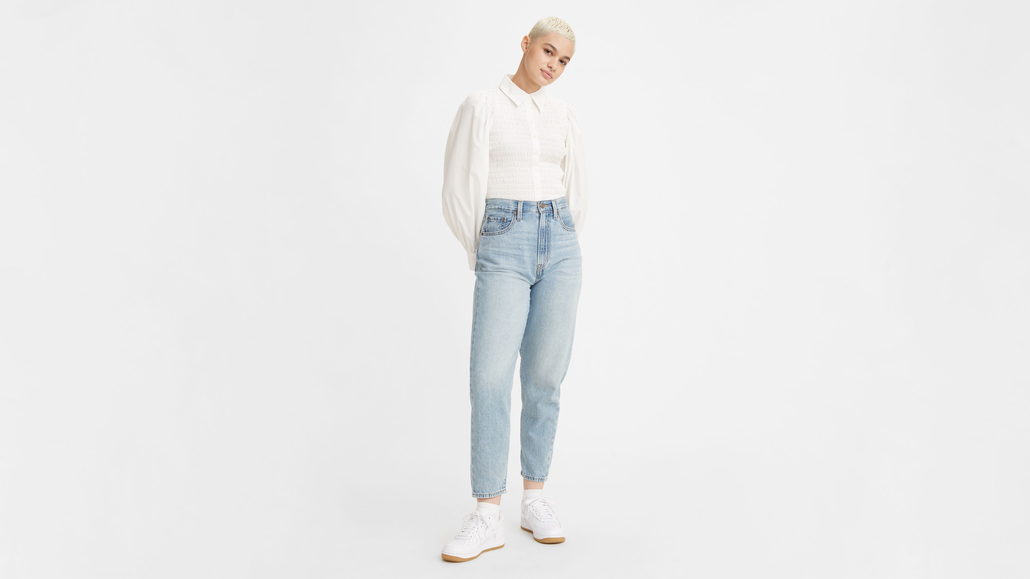 High Loose Taper Fit Women's Jeans 2