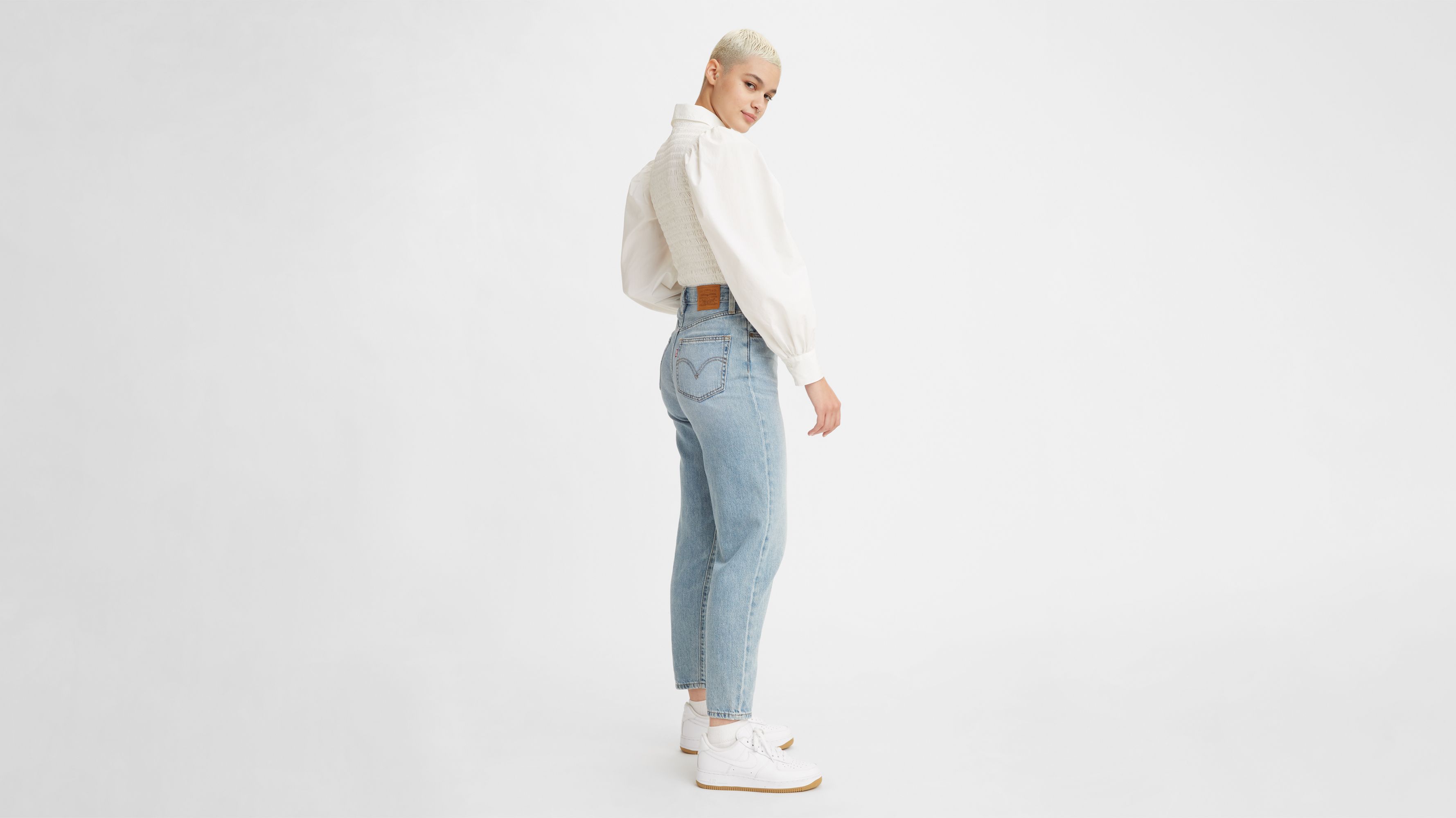 High Loose Taper Fit Women's Jeans 3