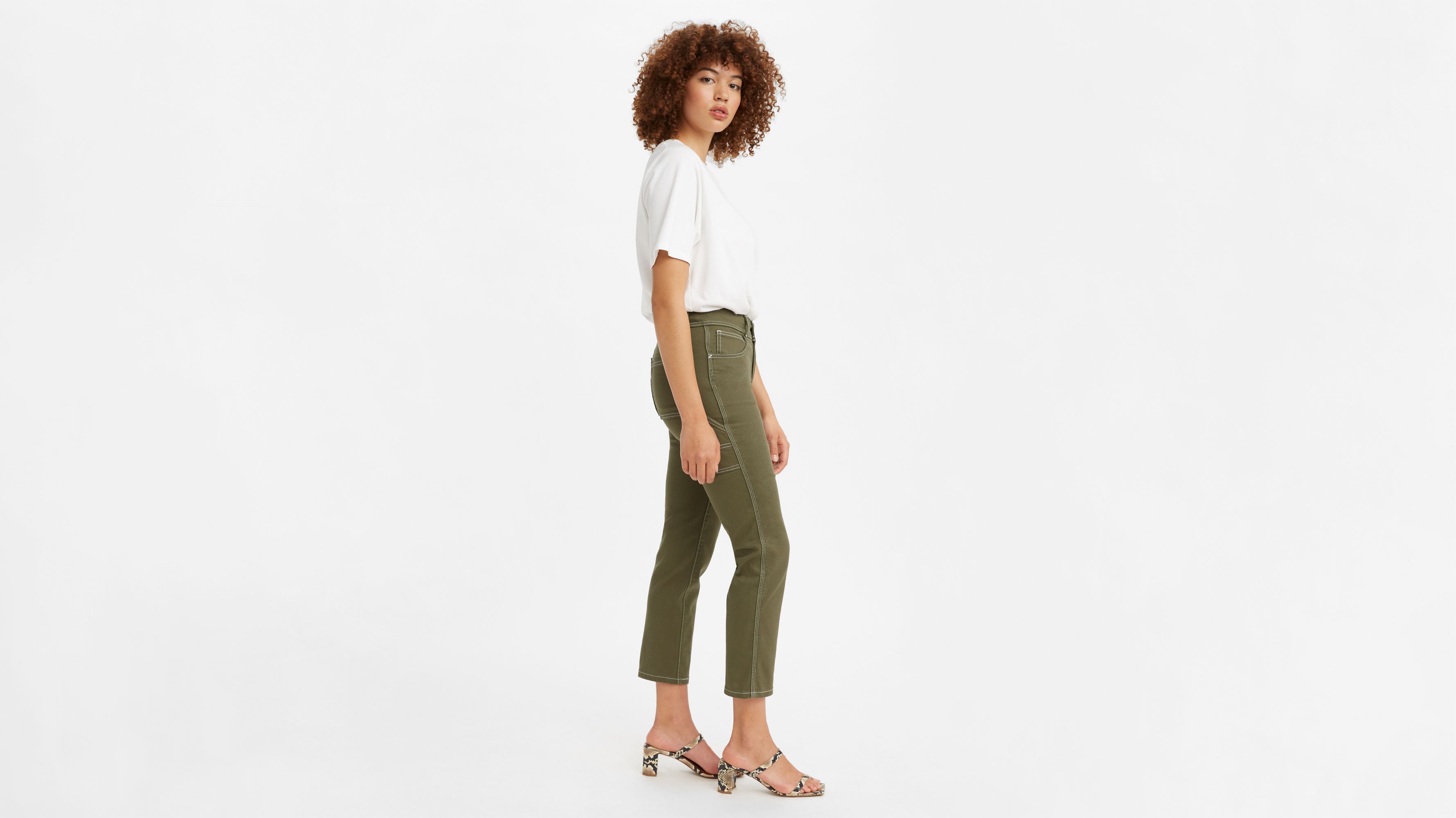 724 High Rise Carpenter Crop Women's Jeans 2