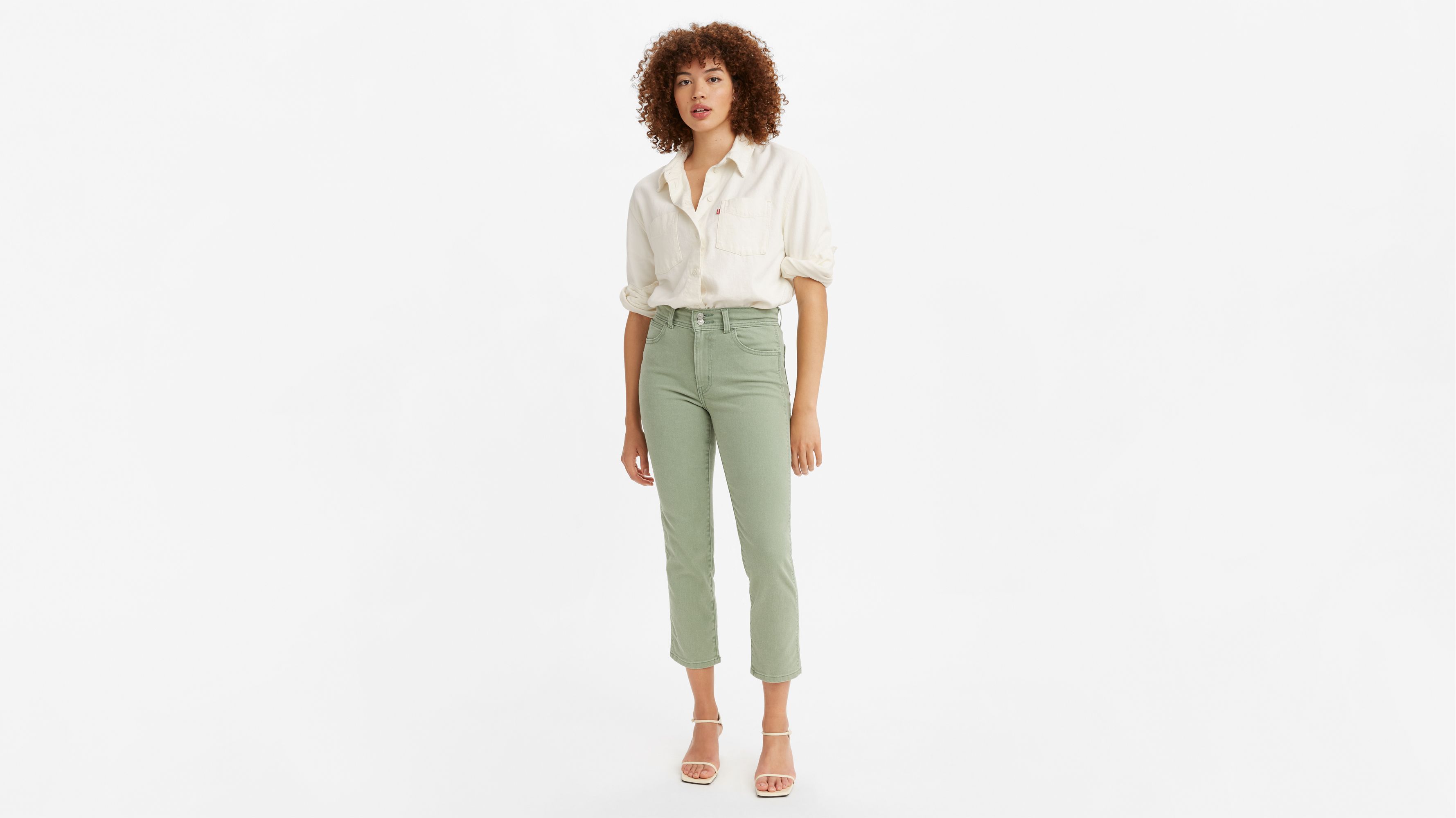 724 High Rise Slim Straight Carpenter Crop Women's Pants 1