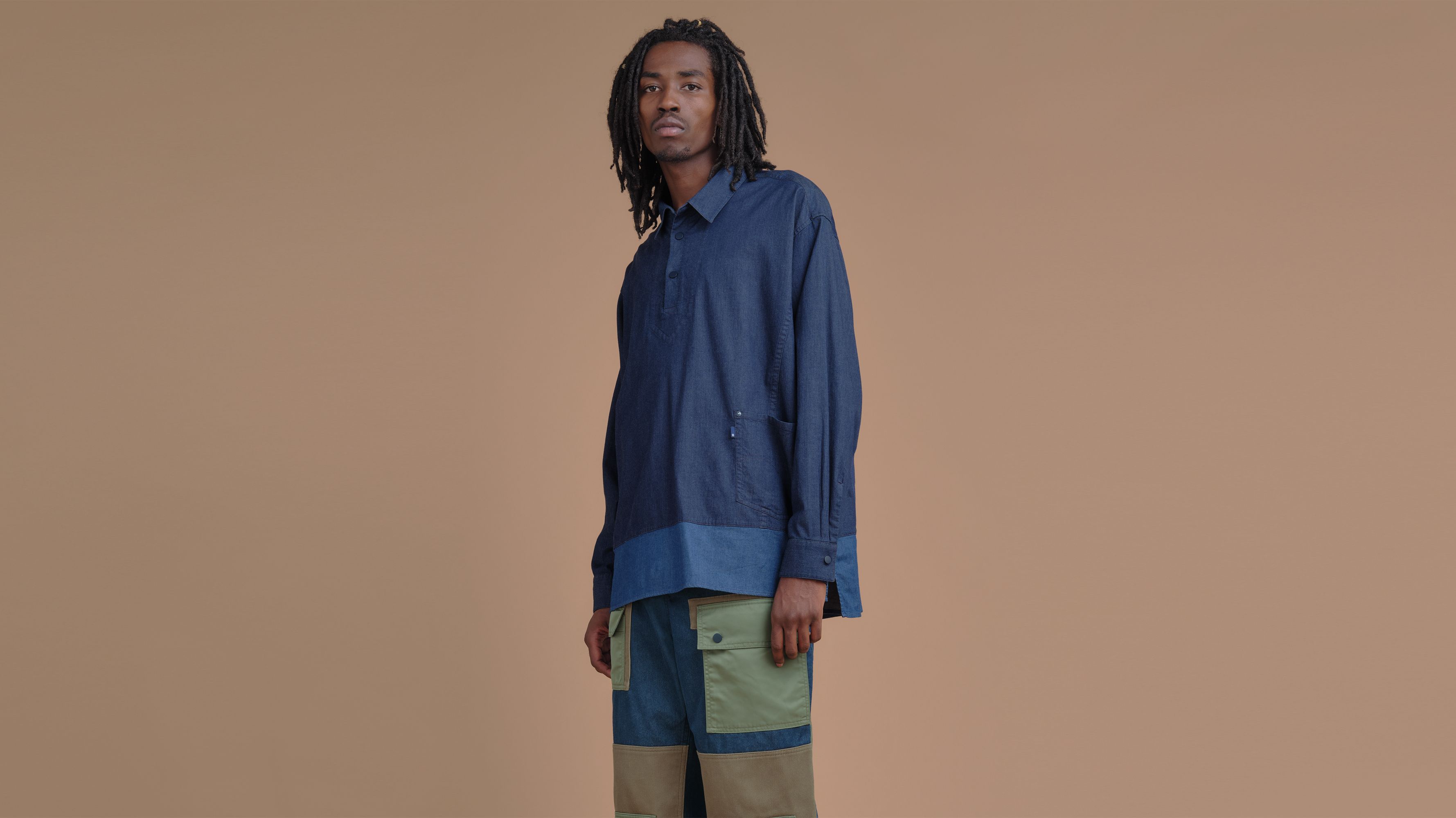 Levi's® X White Mountaineering® Longsleeve Pullover - Blue | Levi's® US