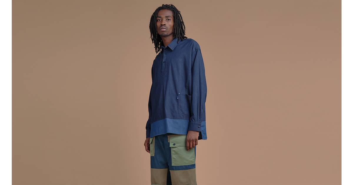 Levi's® X White Mountaineering® Longsleeve Pullover - Blue | Levi's® US