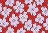 Split Crafty Flower Aria Floral - Paars - Graphic Rickie T-shirt