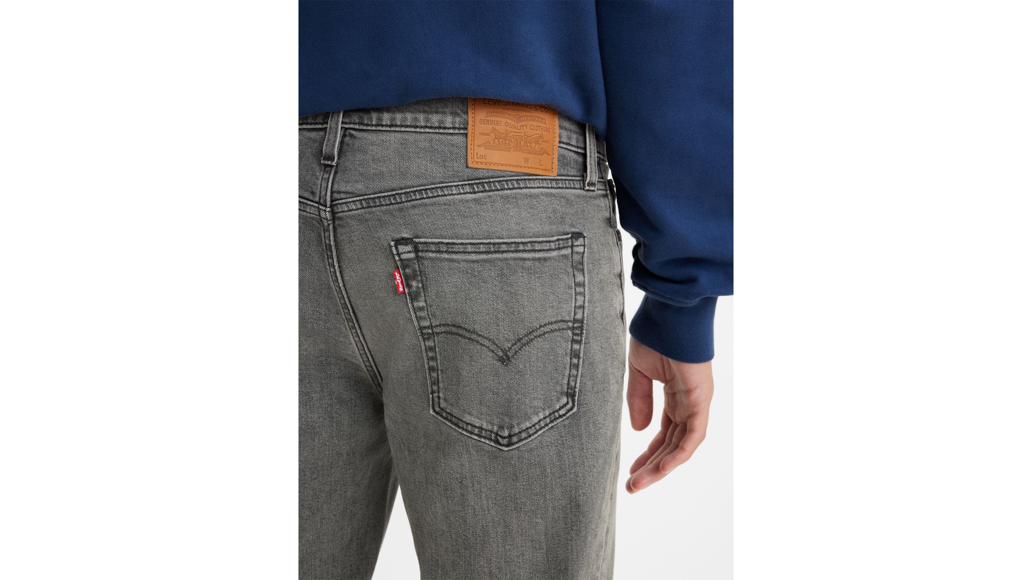 Grey jeans mens levis online