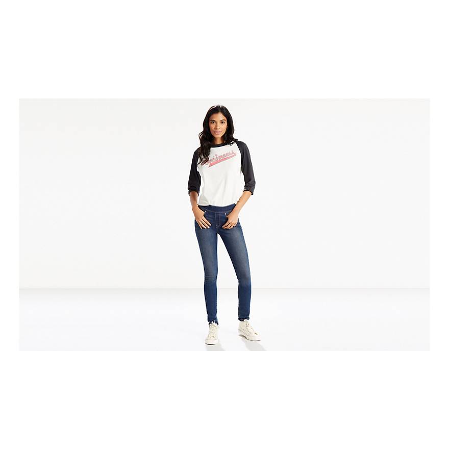 Pull On Skinny Jeans (Plus Size) 1