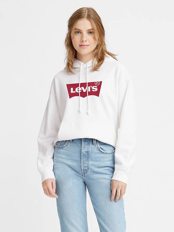 Standard Graphic Hoodie - White | Levi's® EE