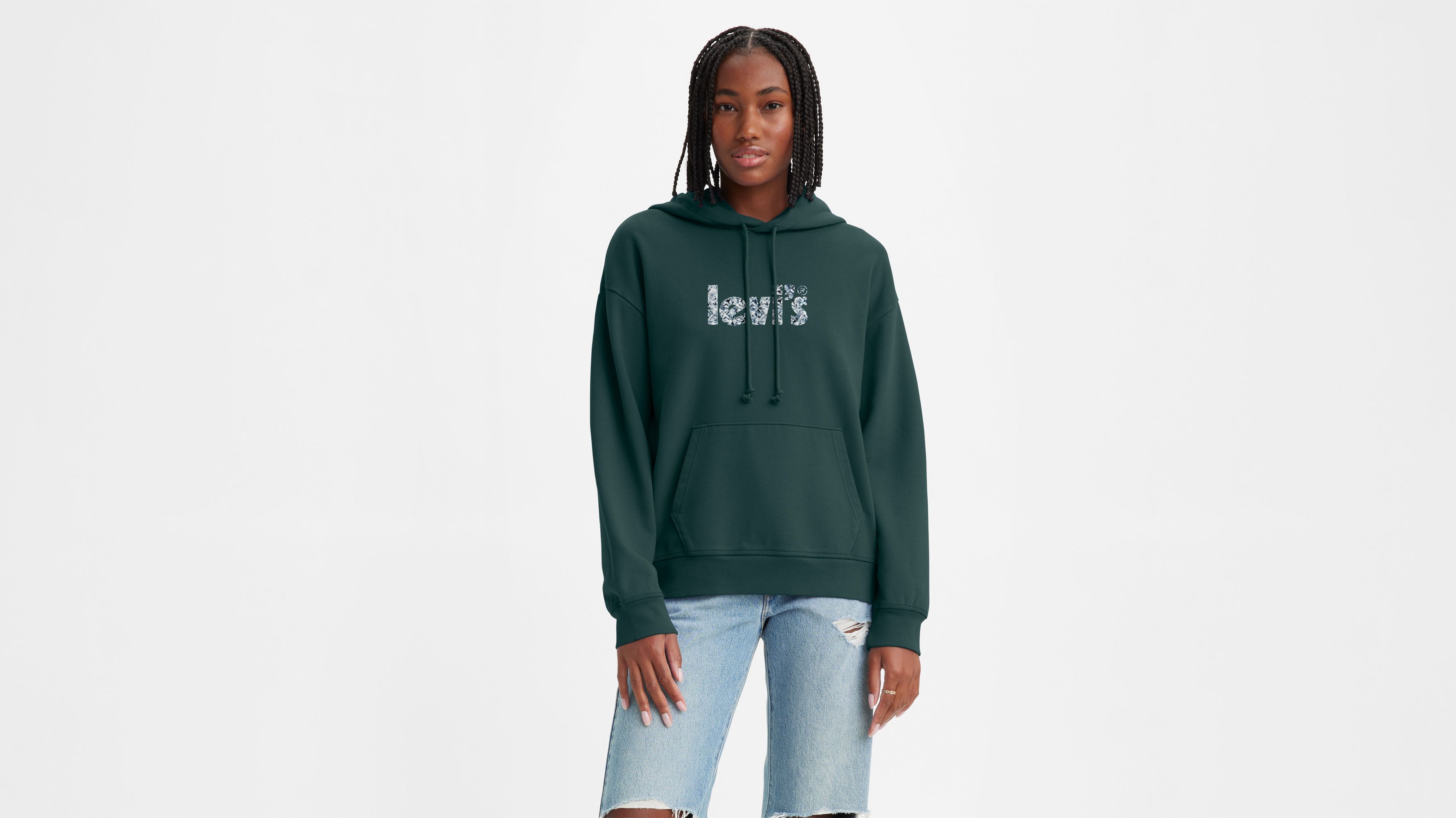 Standard Graphic Hoodie - Green