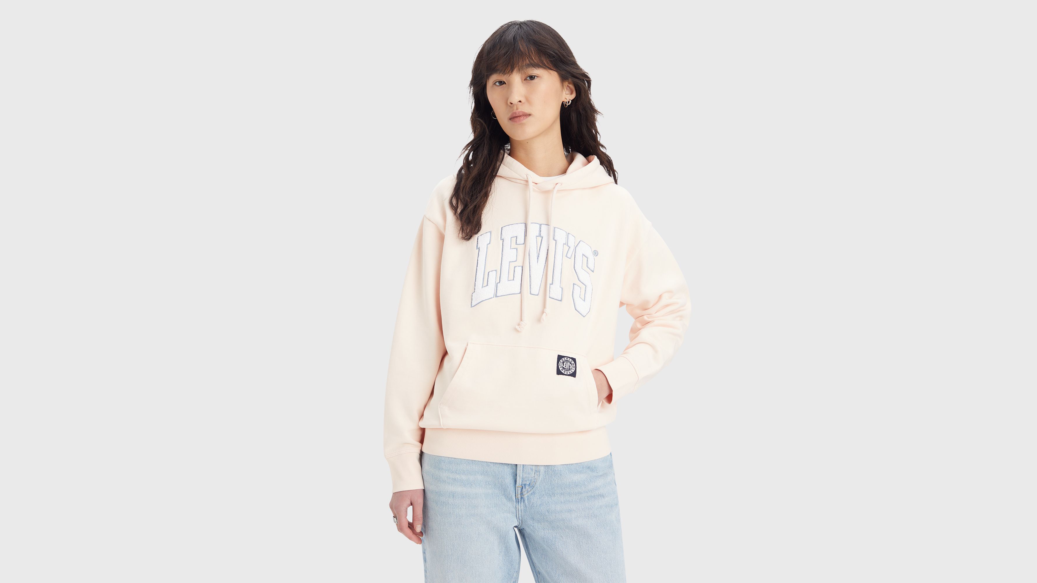 Zaful pouch pocket sale fleece pullover hoodie