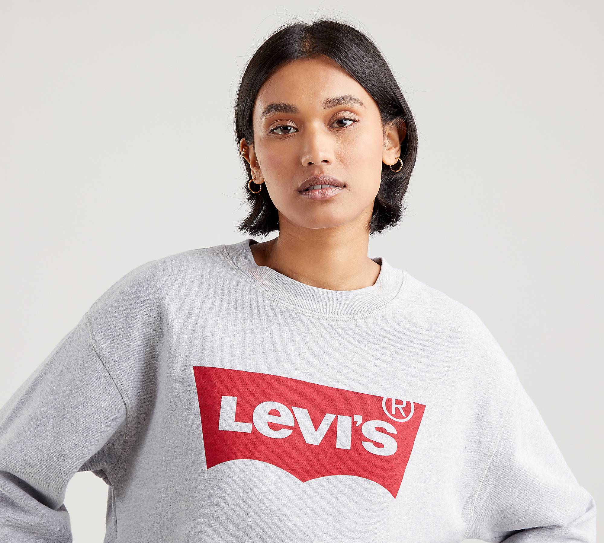 Graphic Standard Crewneck Sweatshirt - Grey | Levi's® GB