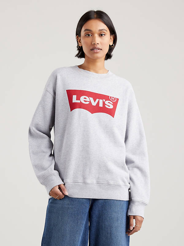Graphic Standard Crewneck Sweatshirt - Grey | Levi's® AD