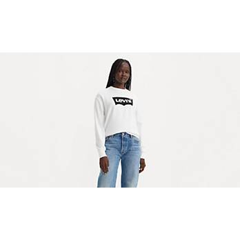 Graphic Standard Crewneck Sweatshirt - White | Levi's® CA