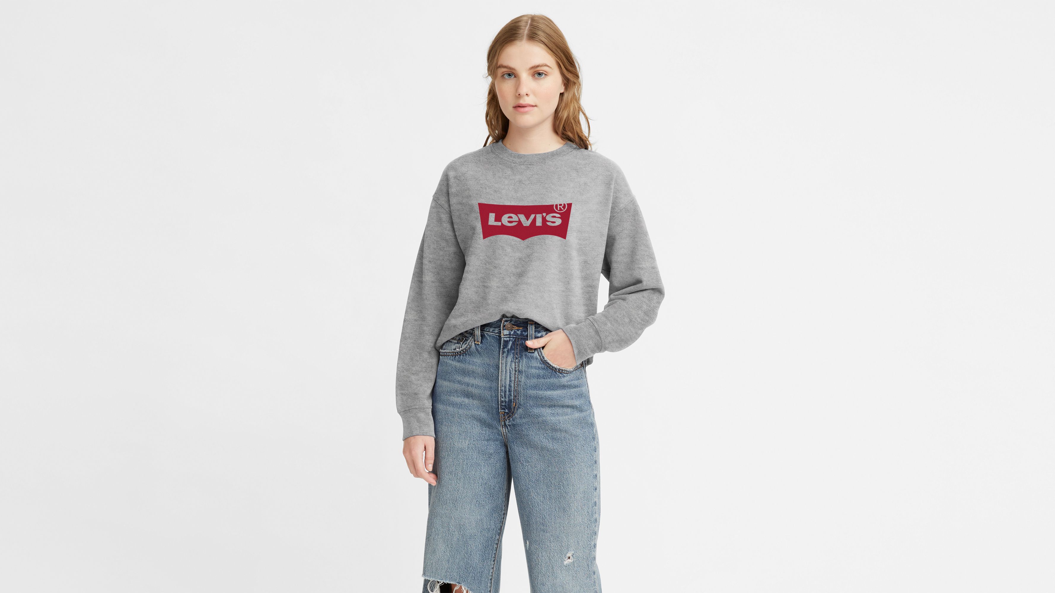 Levis ashley hot sale crew sweatshirt