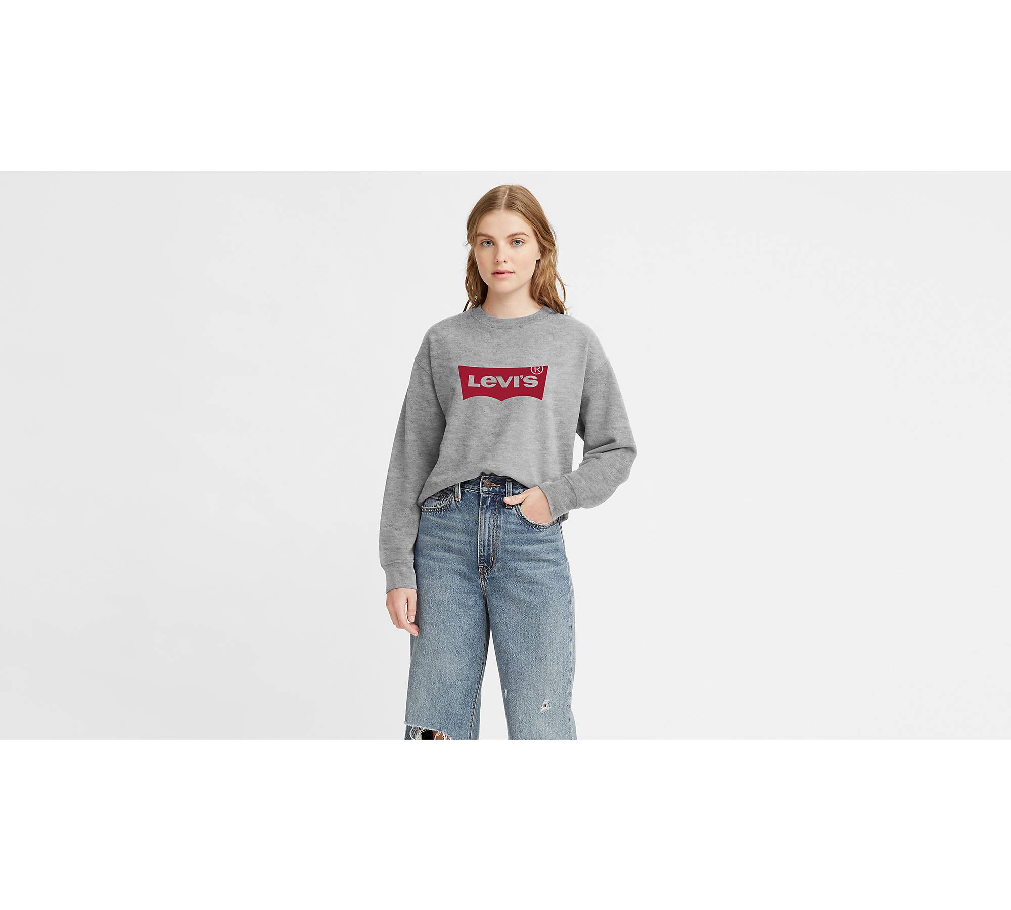 Graphic Standard Crewneck Sweatshirt - Grey