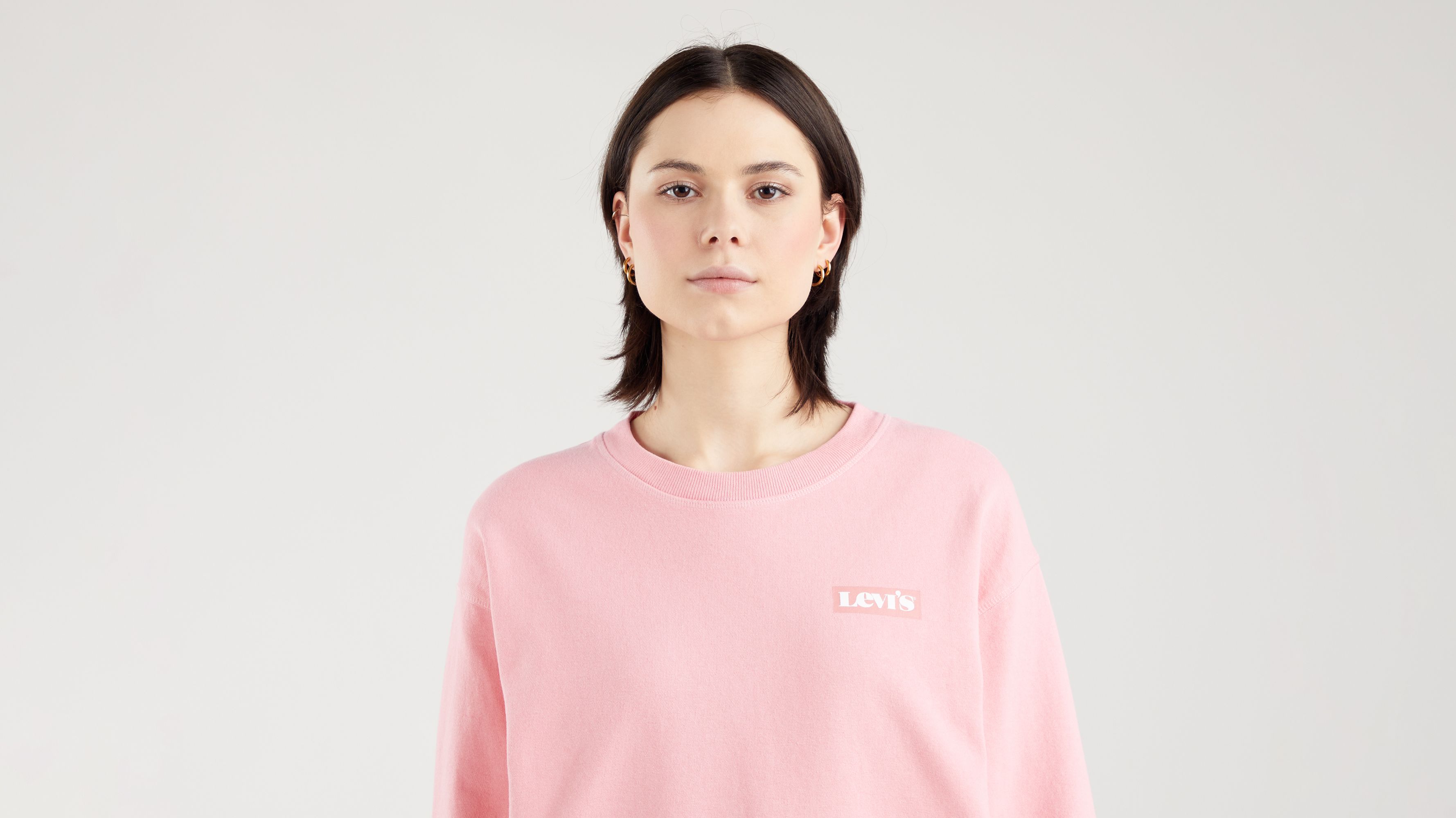 Levi's store pink sweatshirt