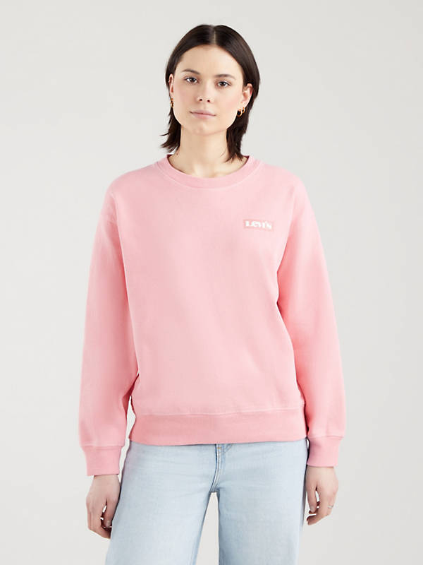 Graphic Standard Crewneck Sweatshirt - Pink | Levi's® NO