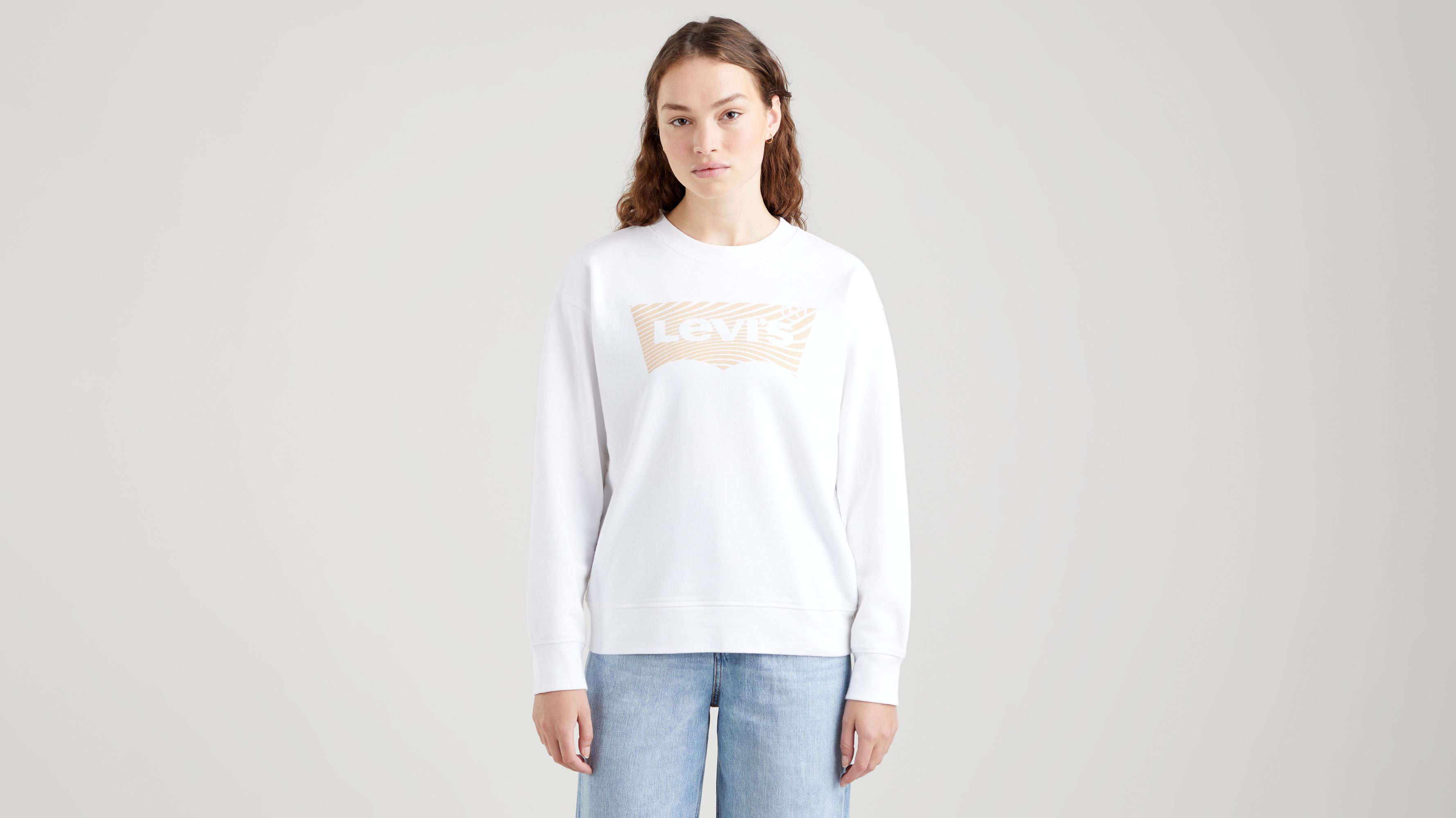 womens graphic crewneck sweatshirt
