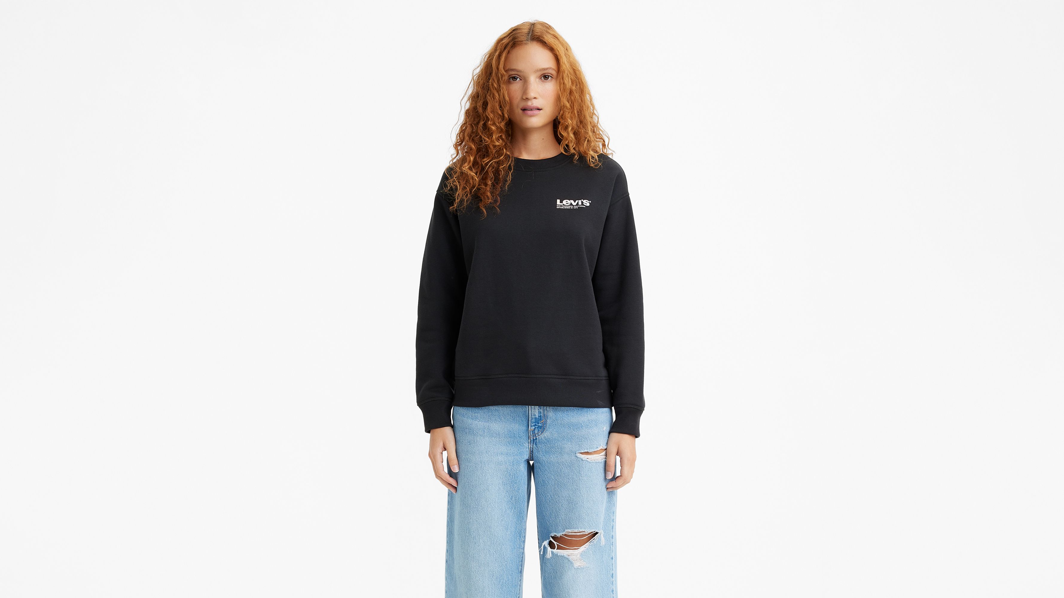 Felpa girocollo standard stampata 4