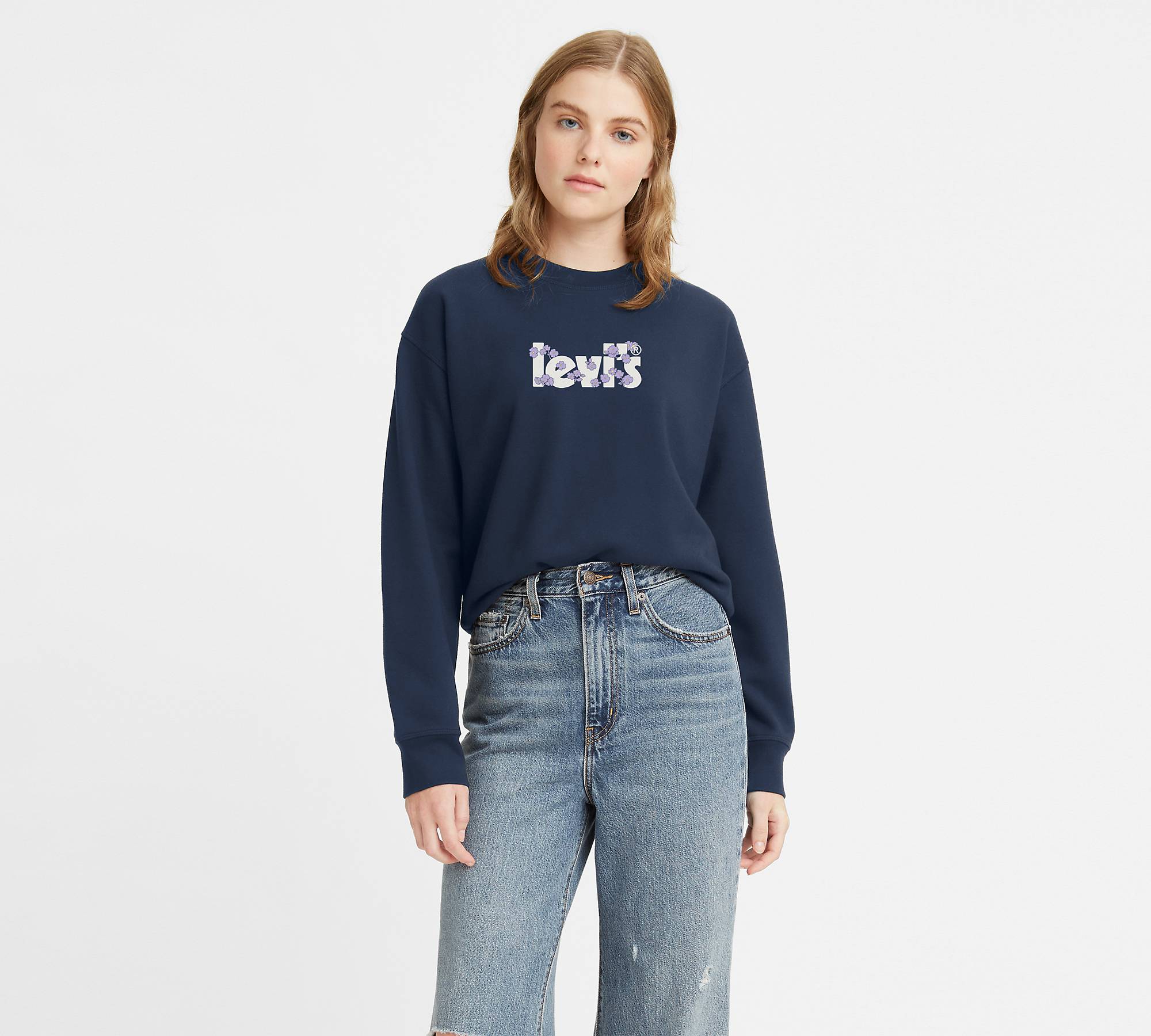 Graphic Standard Crewneck Sweatshirt - Blue | Levi's® US