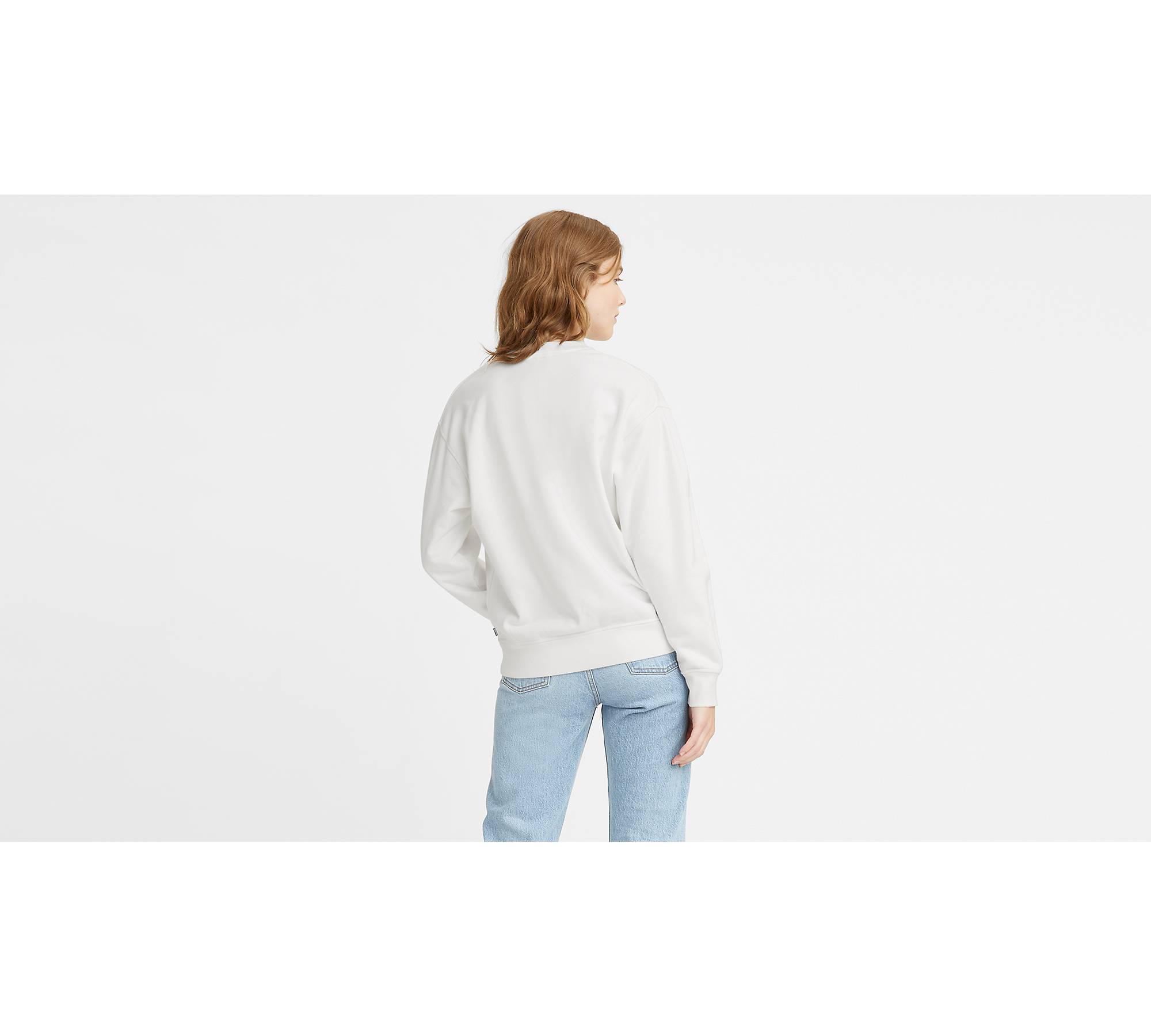 Graphic Crewneck Sweatshirt - White