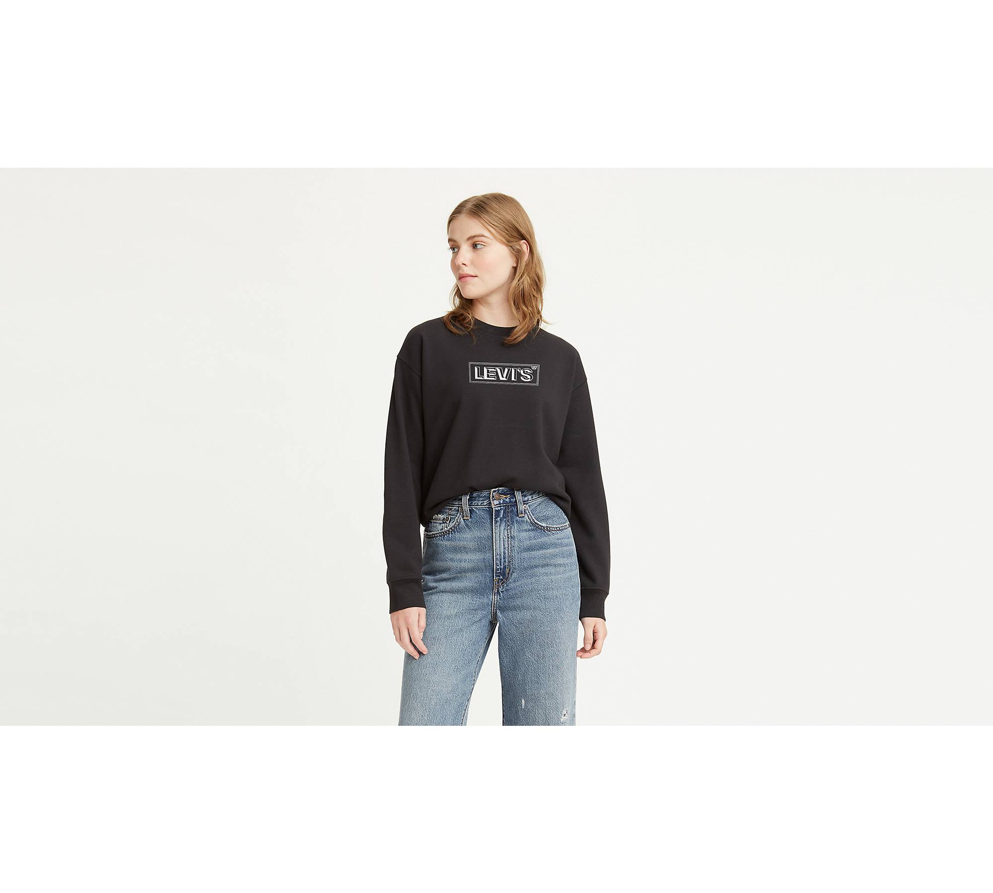 Graphic Standard Crewneck Sweatshirt - Black | Levi's® US