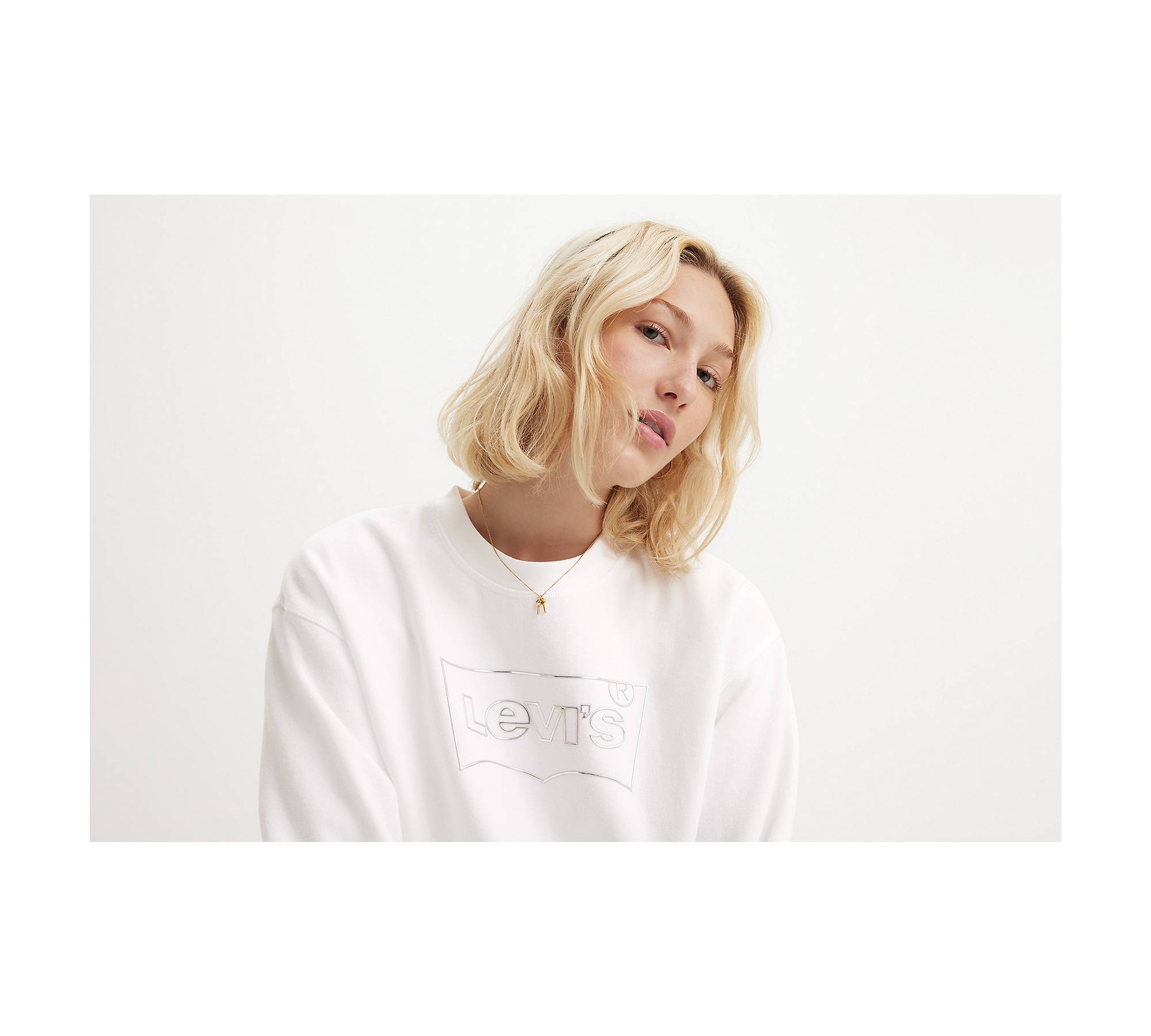 Graphic Standard Crewneck Sweatshirt - White | Levi's® GB