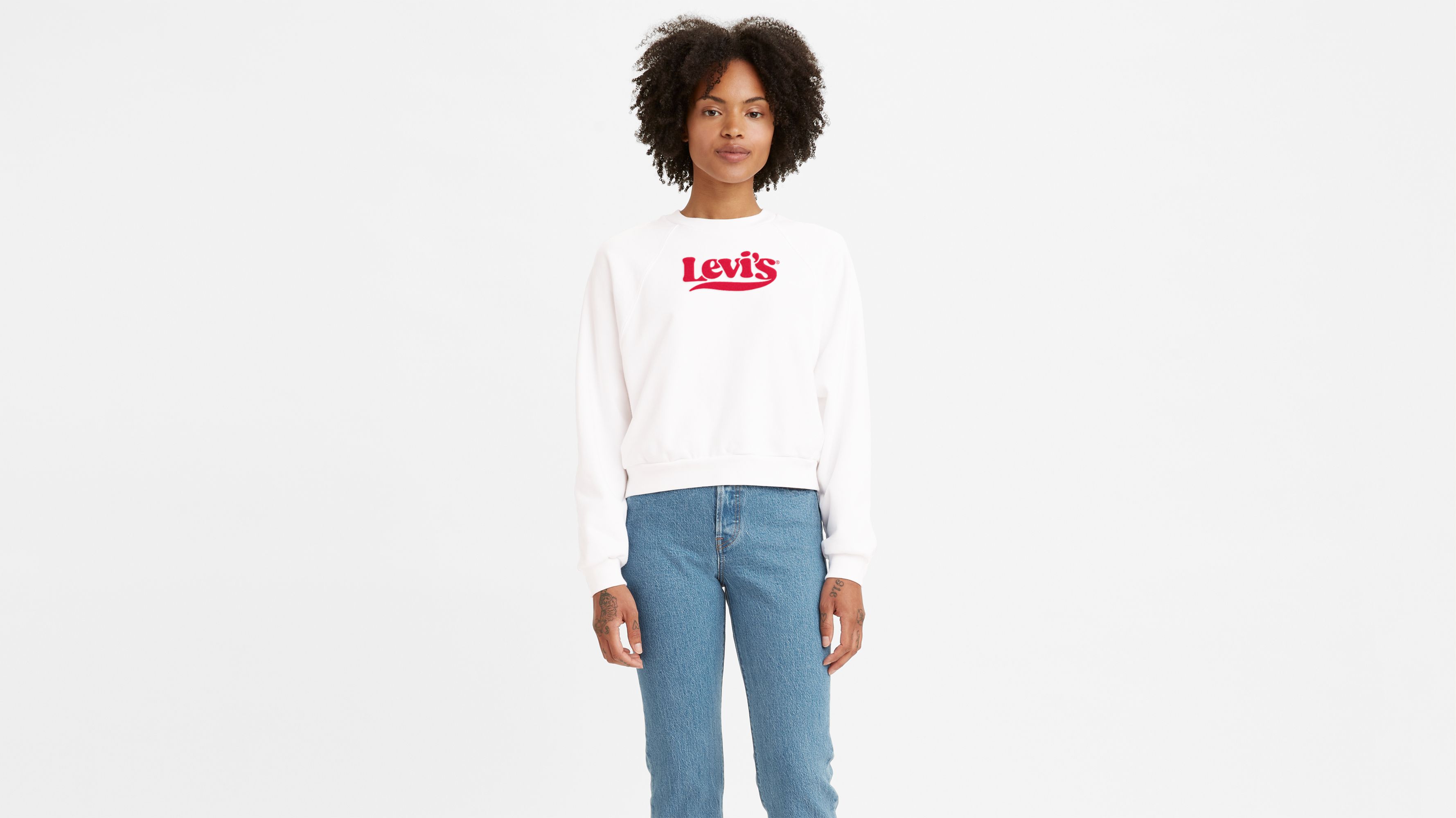 levis raglan sweatshirt