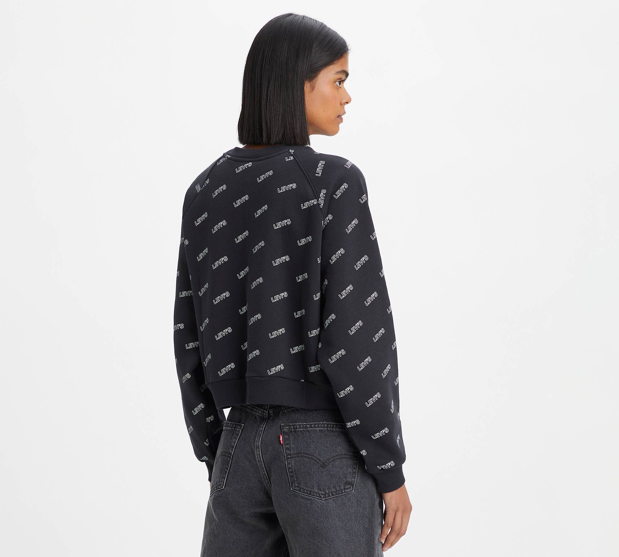Vintage Raglan Crewneck Sweatshirt - Black | Levi's® US