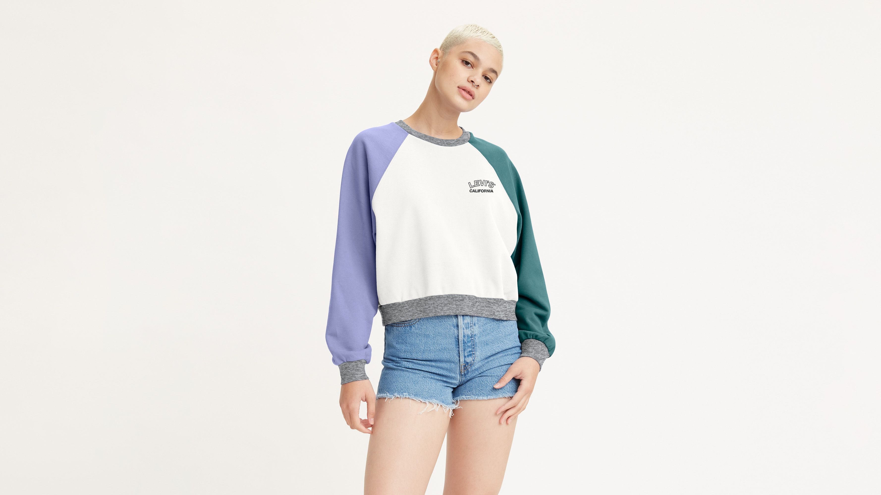 Vintage Raglan Crewneck Sweatshirt - Multi-color | Levi's® US