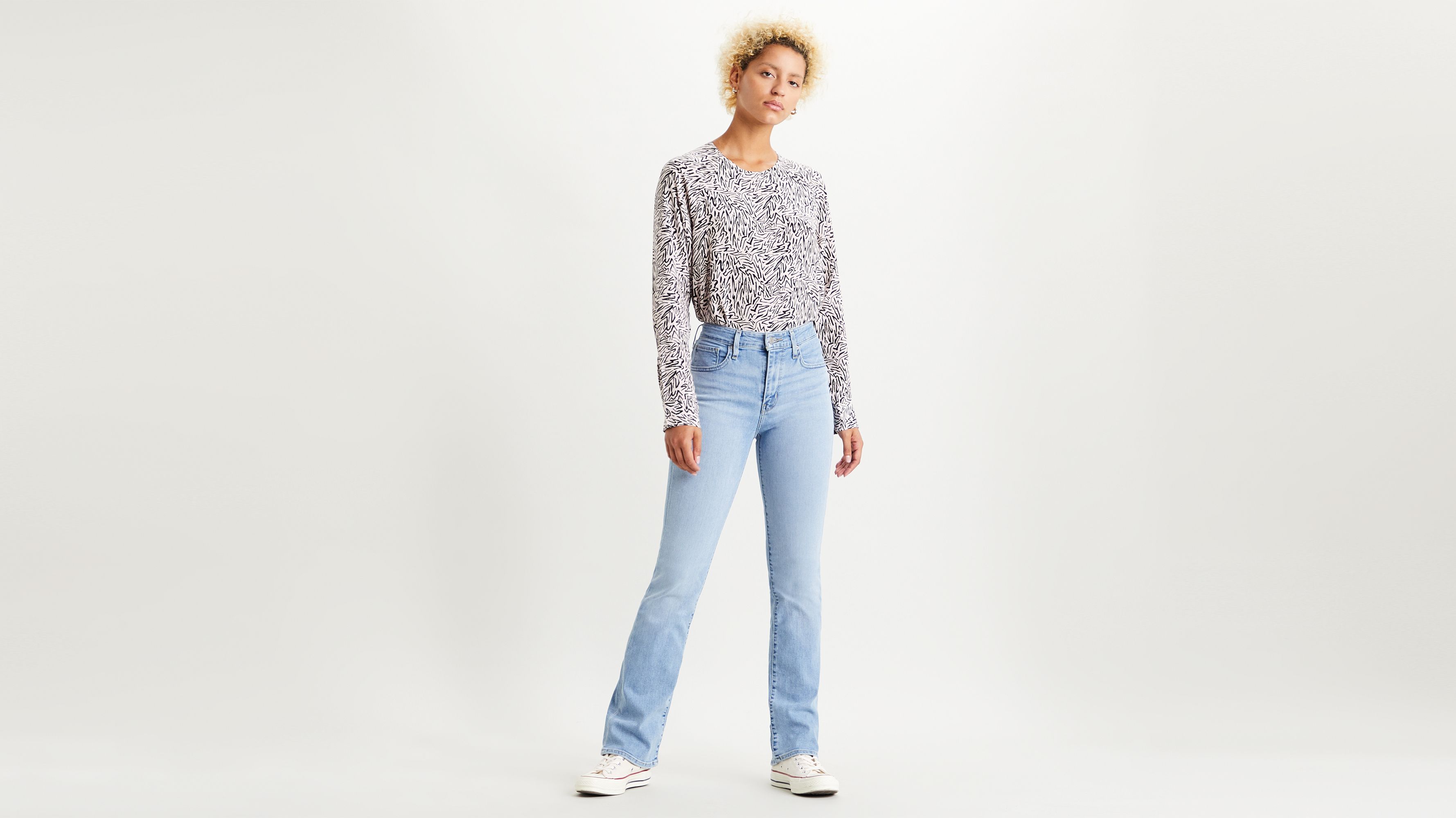 levi high waisted bootcut jeans