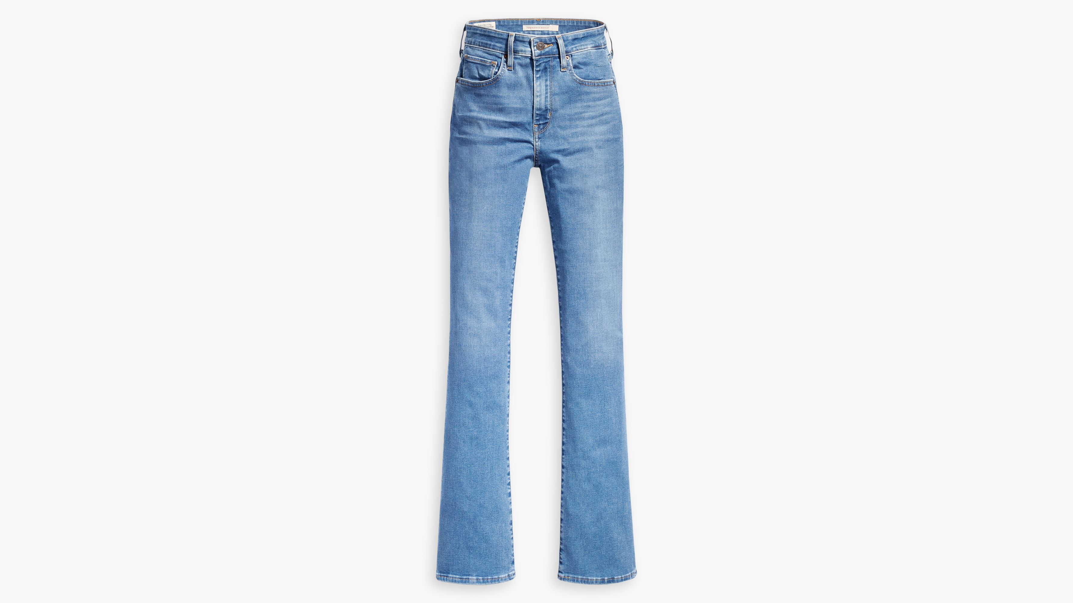 high rise bootcut jeans