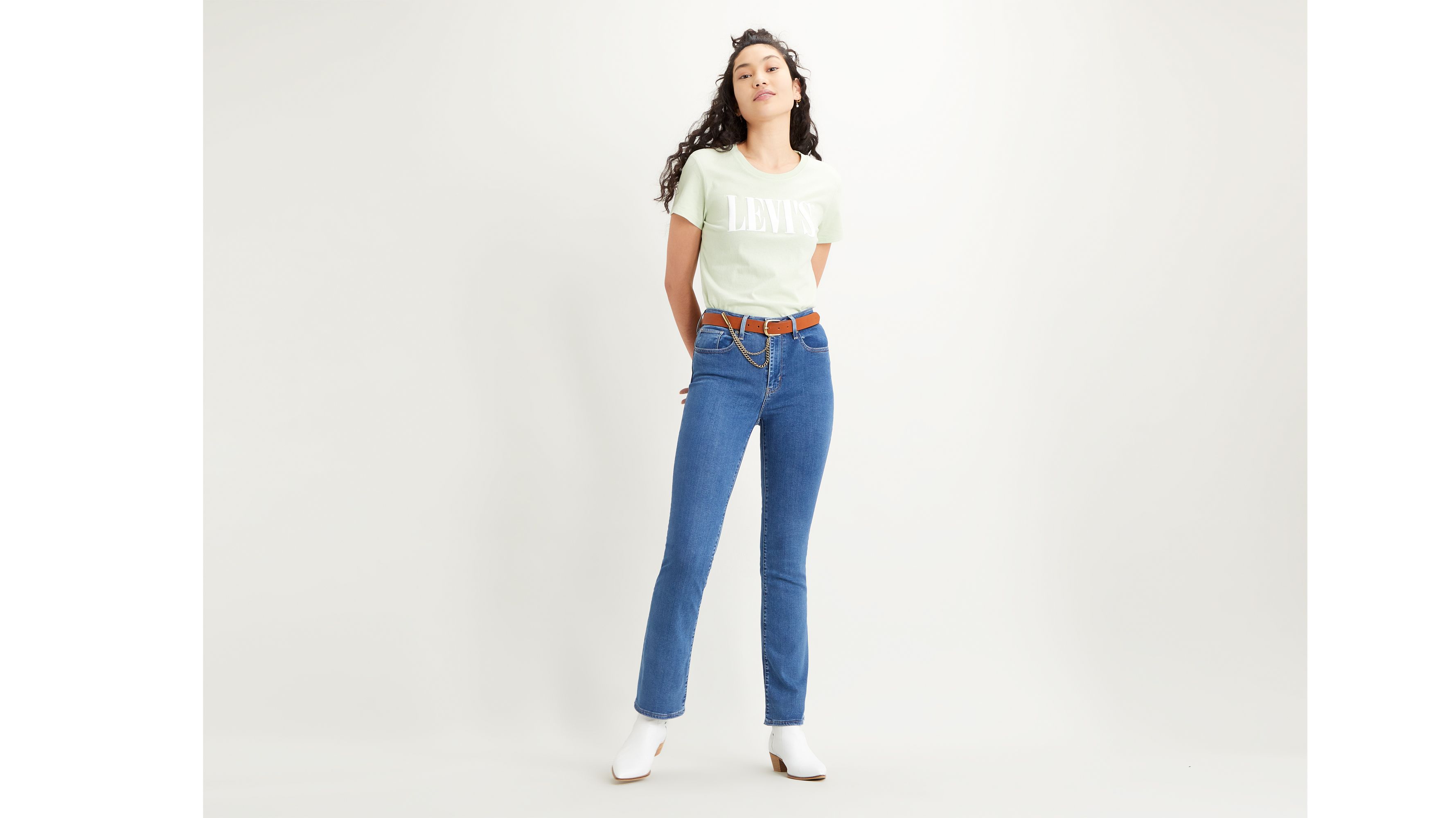 levis bootcut high waist