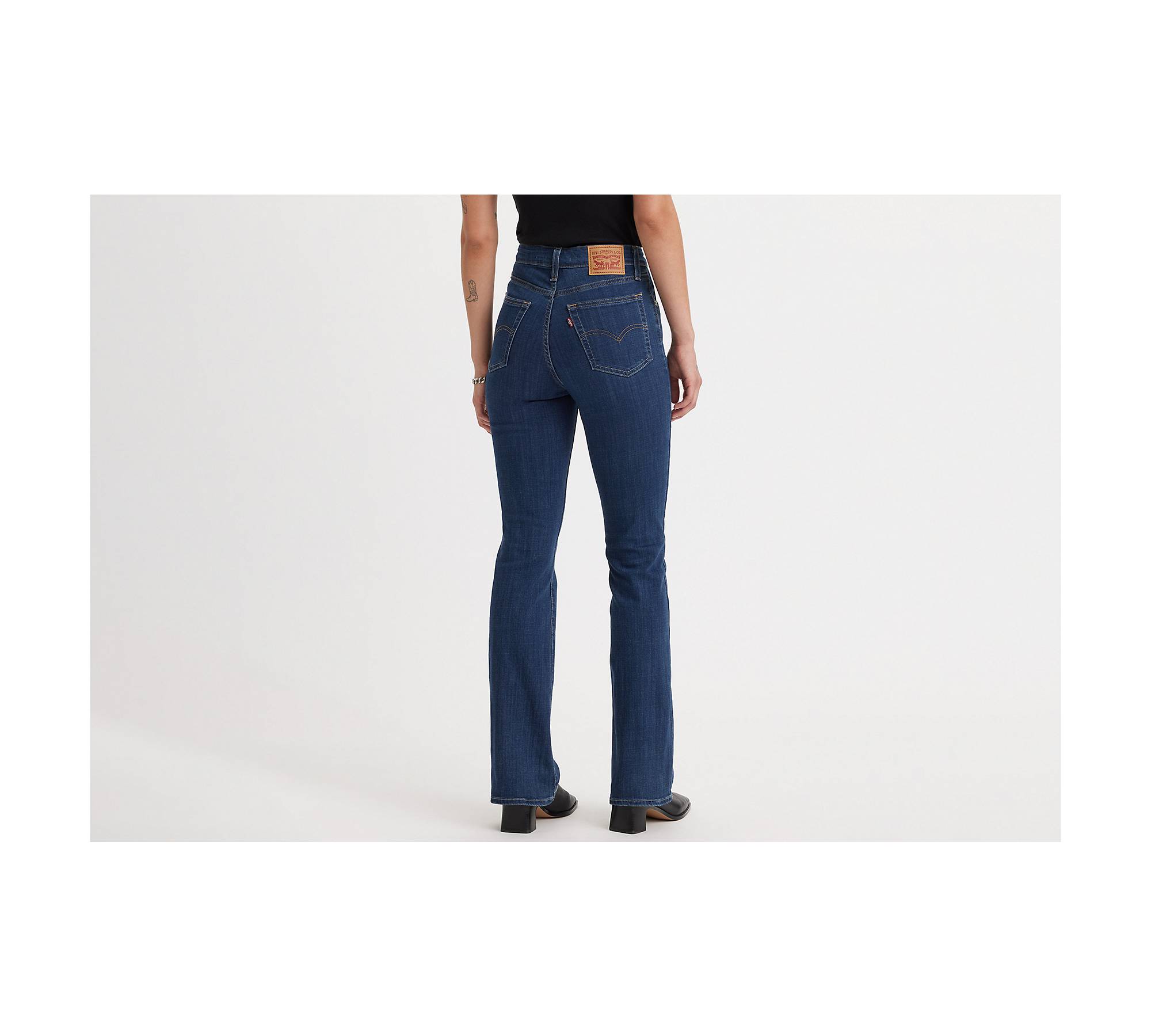 Levis Womens 725 High Rise Bootcut Jeans Standard 27 Regular Tribeca Sun  Waterless 