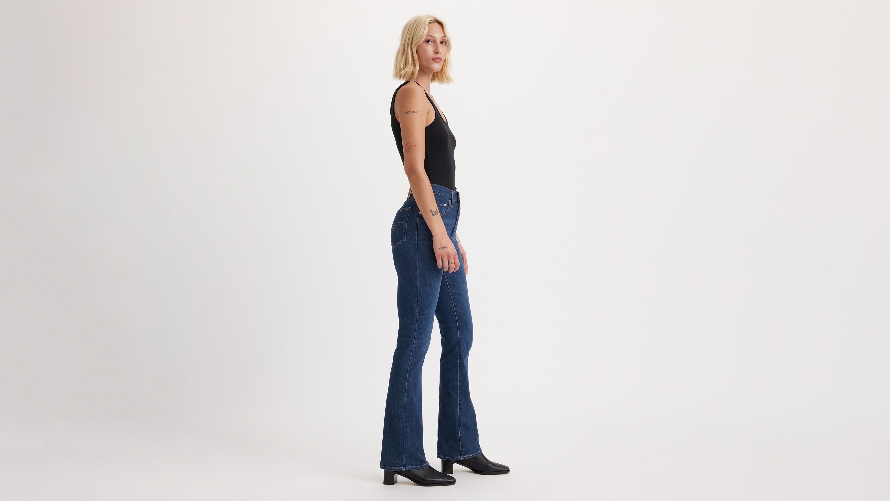 levi's high rise bootcut jeans