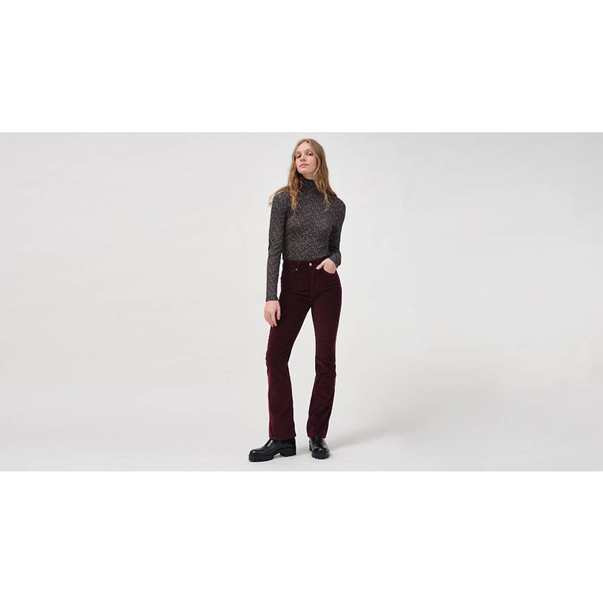 725 High Rise Bootcut Women's Corduroy Pants - Red | Levi's® US