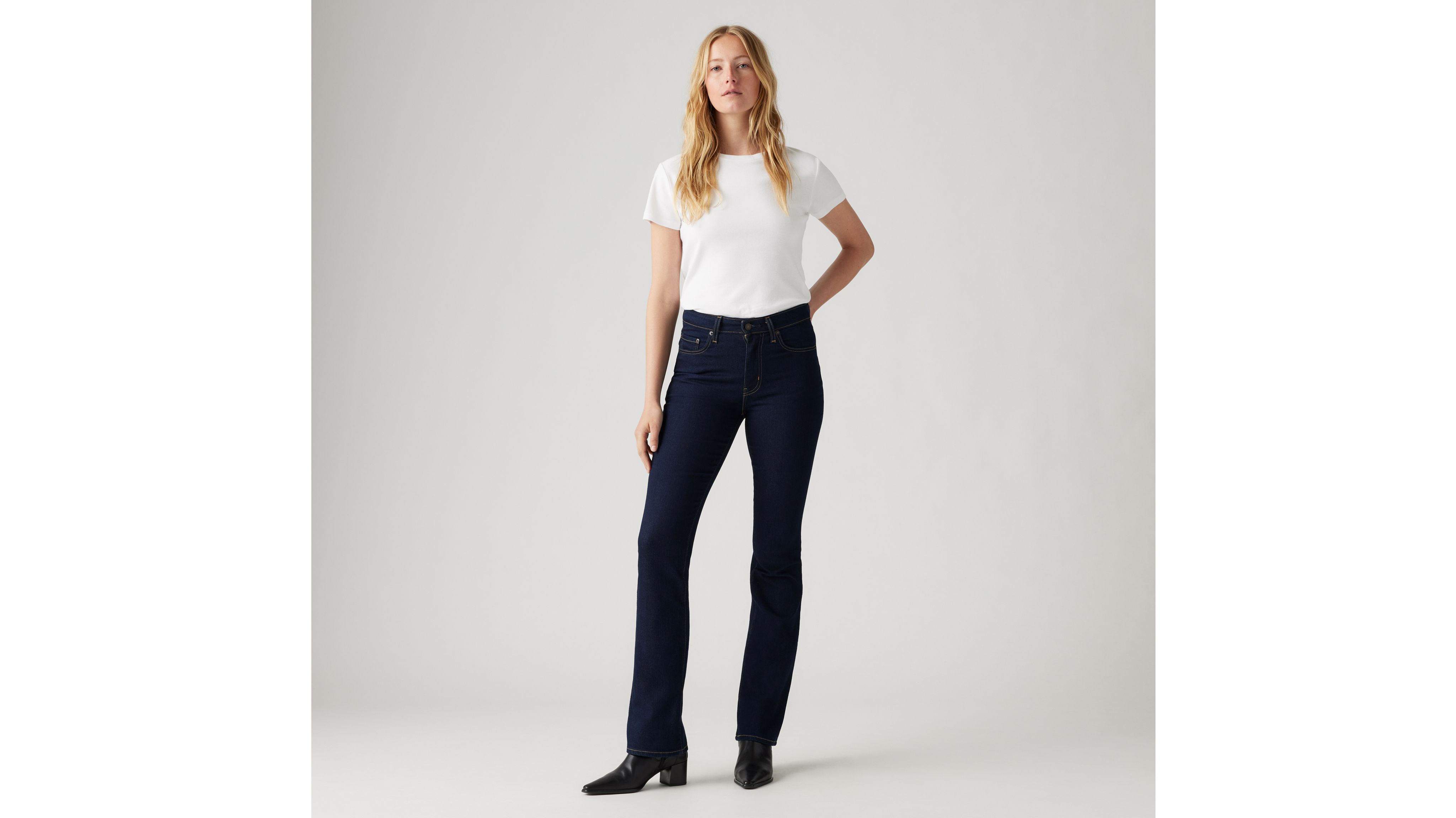 Levi's Stretch Fabric Womens High Rise 725 Slim Fit Bootcut Jean, Color:  Lapis Dark Horse - JCPenney