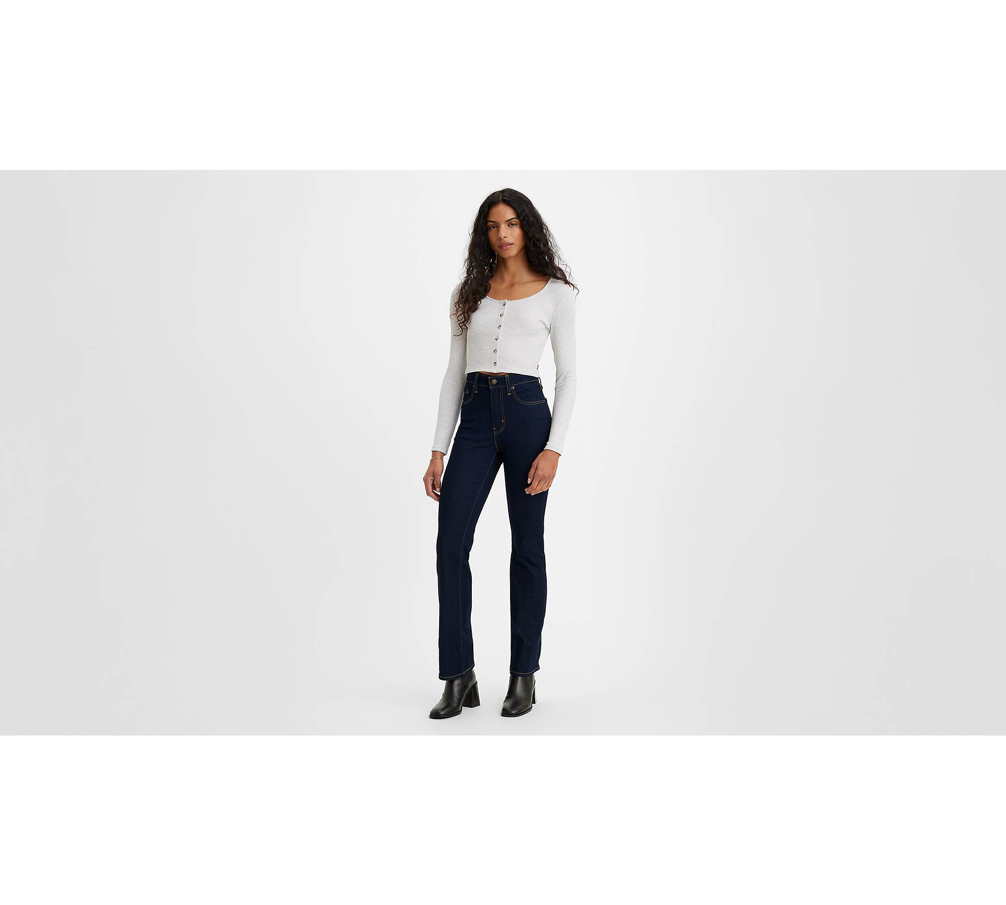 725 High Wash | Dark US Women\'s Rise Bootcut Jeans - Levi\'s®