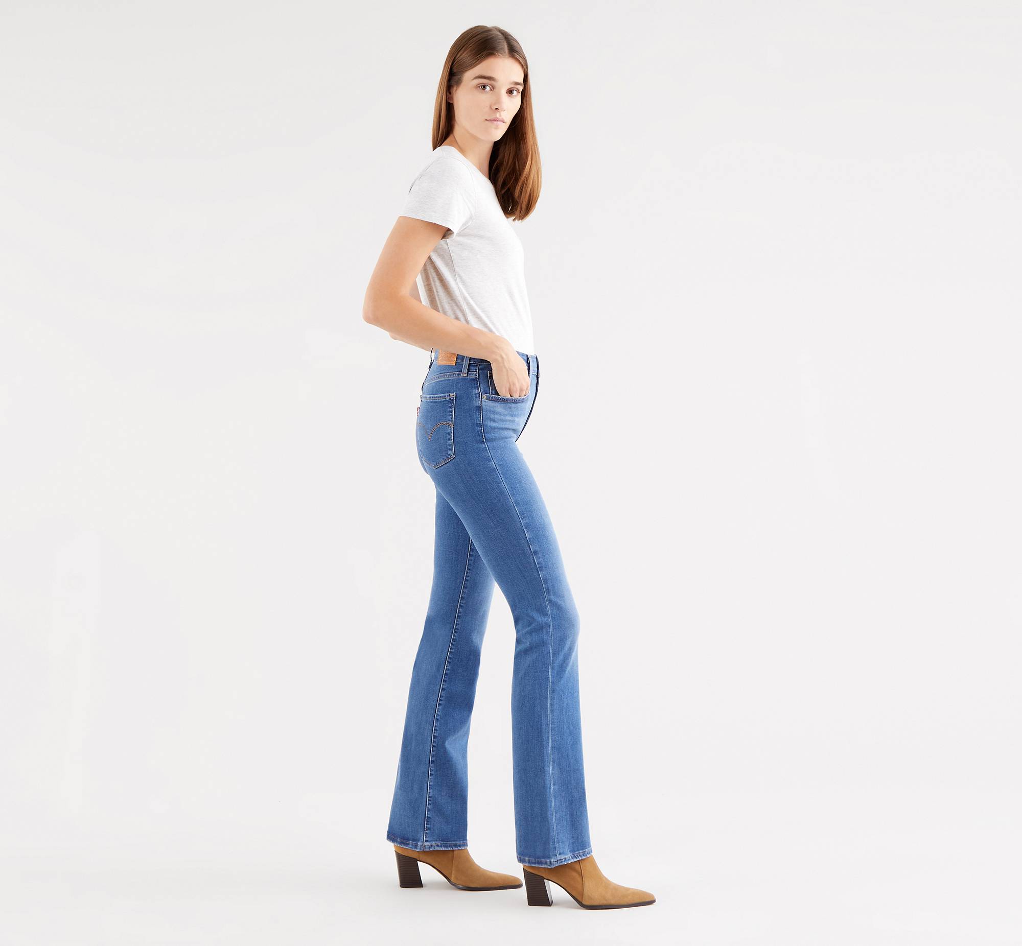 725™ High Rise Bootcut Jeans - Blue | Levi's® HR