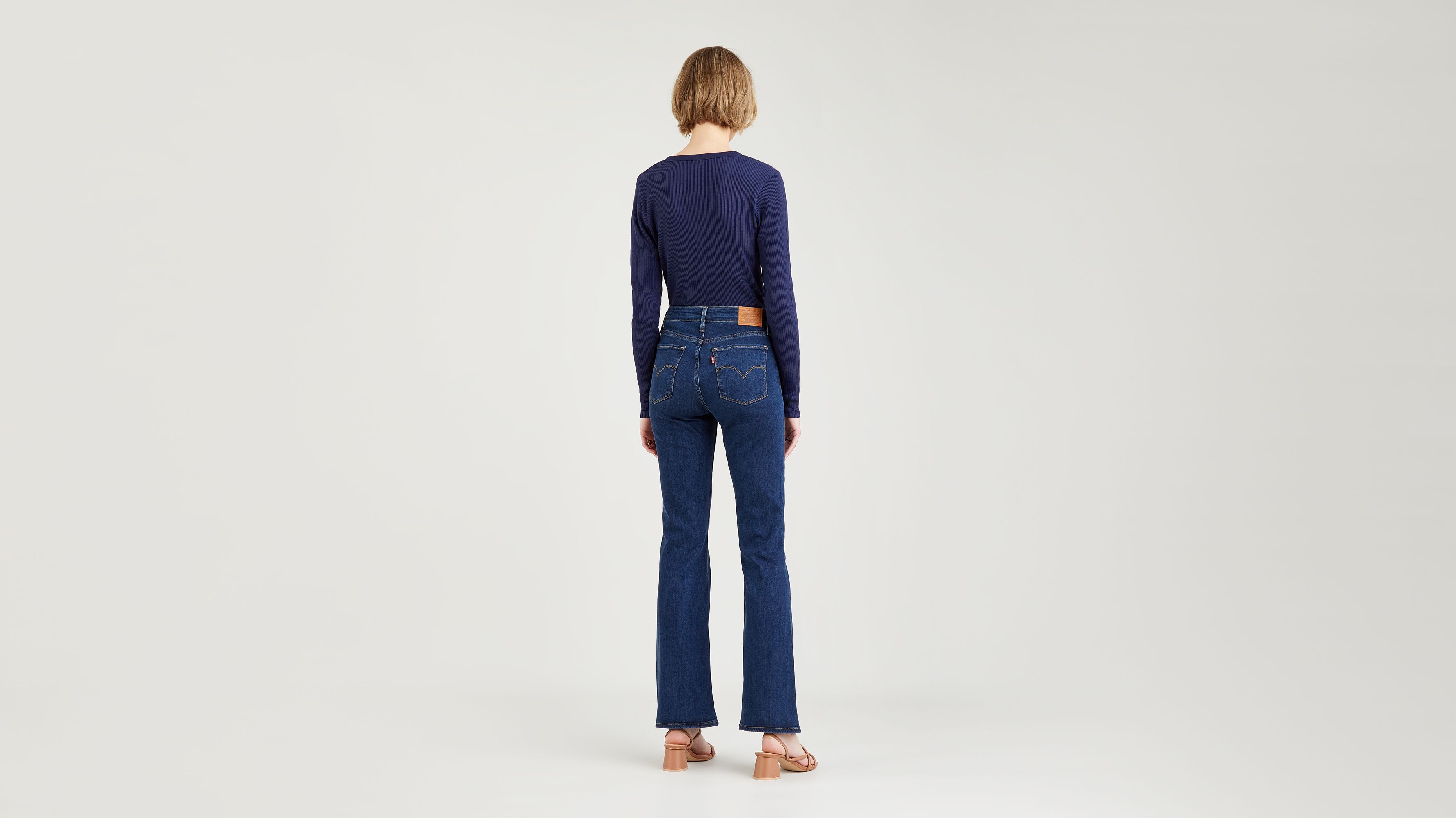 jean bootcut taille haute h&m