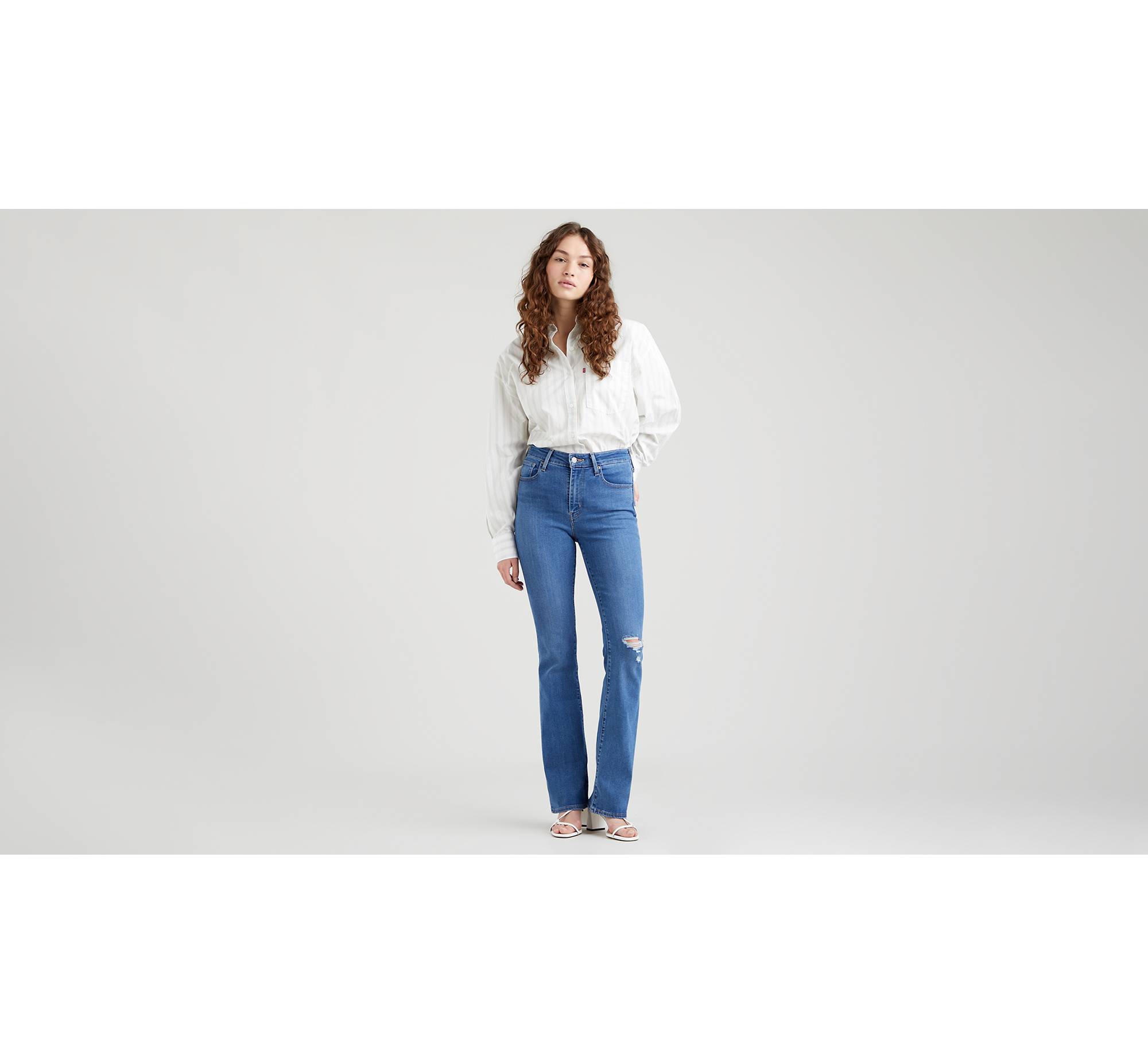 725™ High Rise Bootcut Jeans - Blue | Levi's® AM