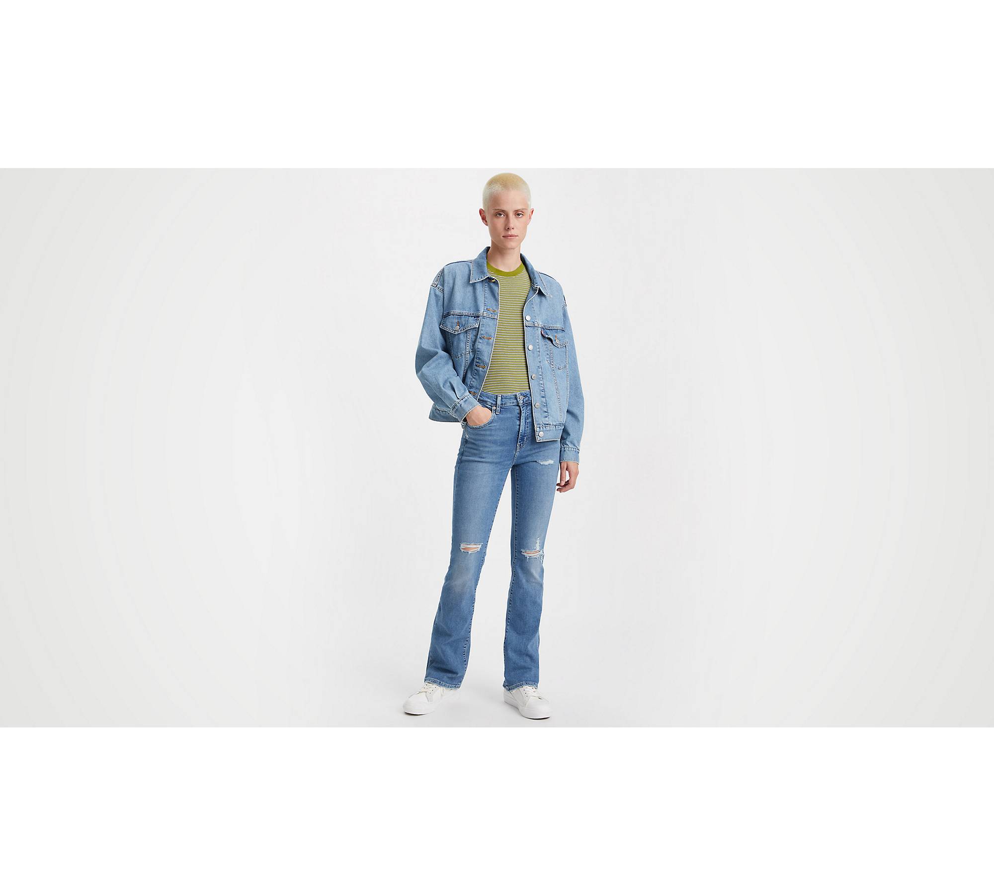 plek Extreem wazig 725™ Bootcut Jeans Met Hoge Taille - Blauw | Levi's® NL